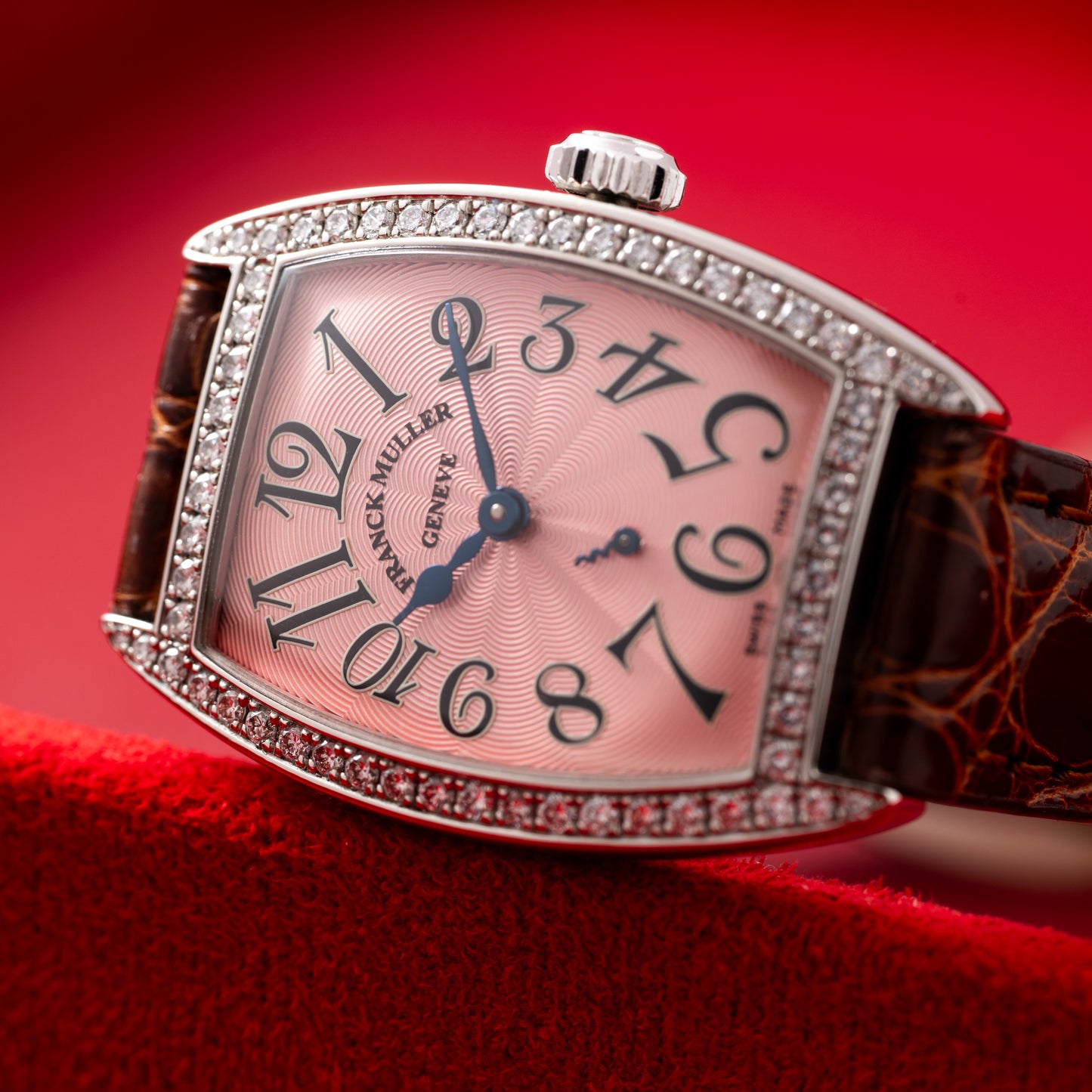 Franck Muller Cintree Curvex Platinum Diamond
