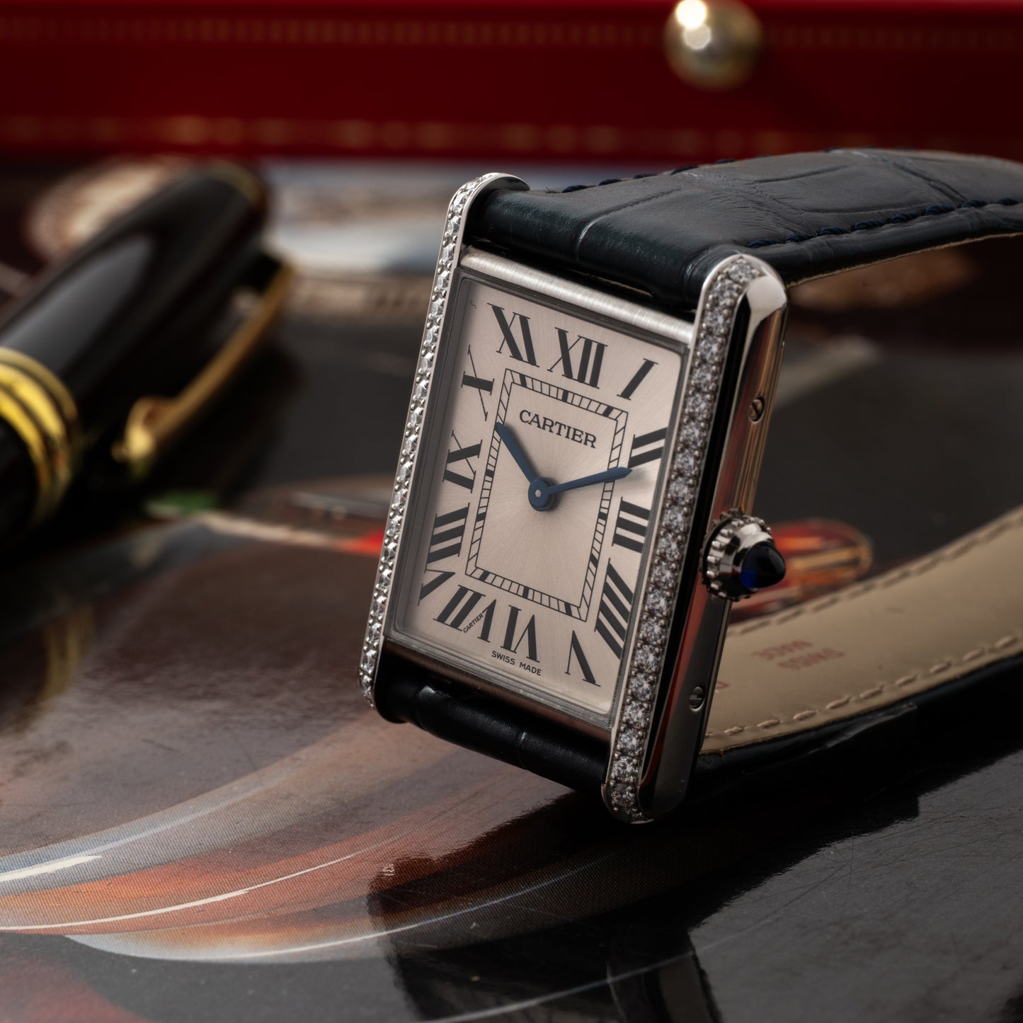Cartier Tank Must Large Diamonds