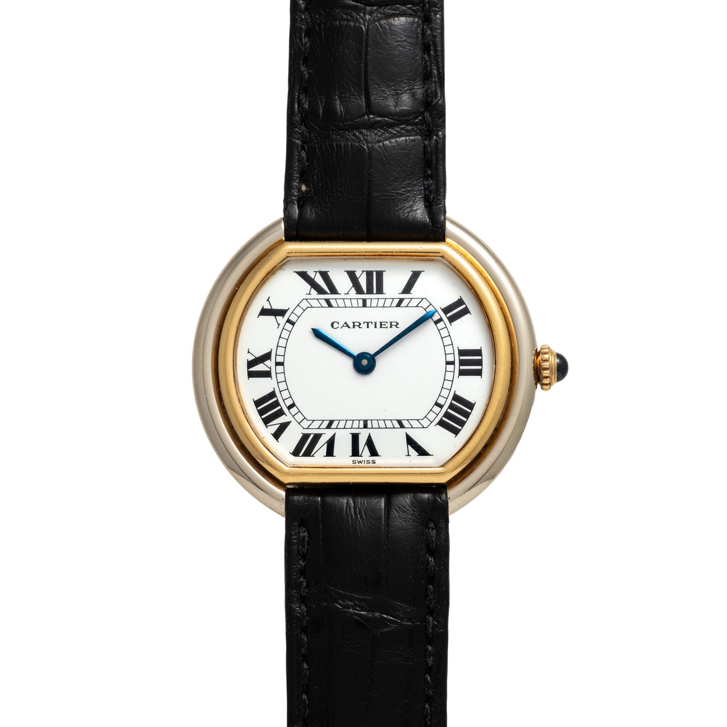 Cartier Ellipse Two-Tone White & Yellow Gold
