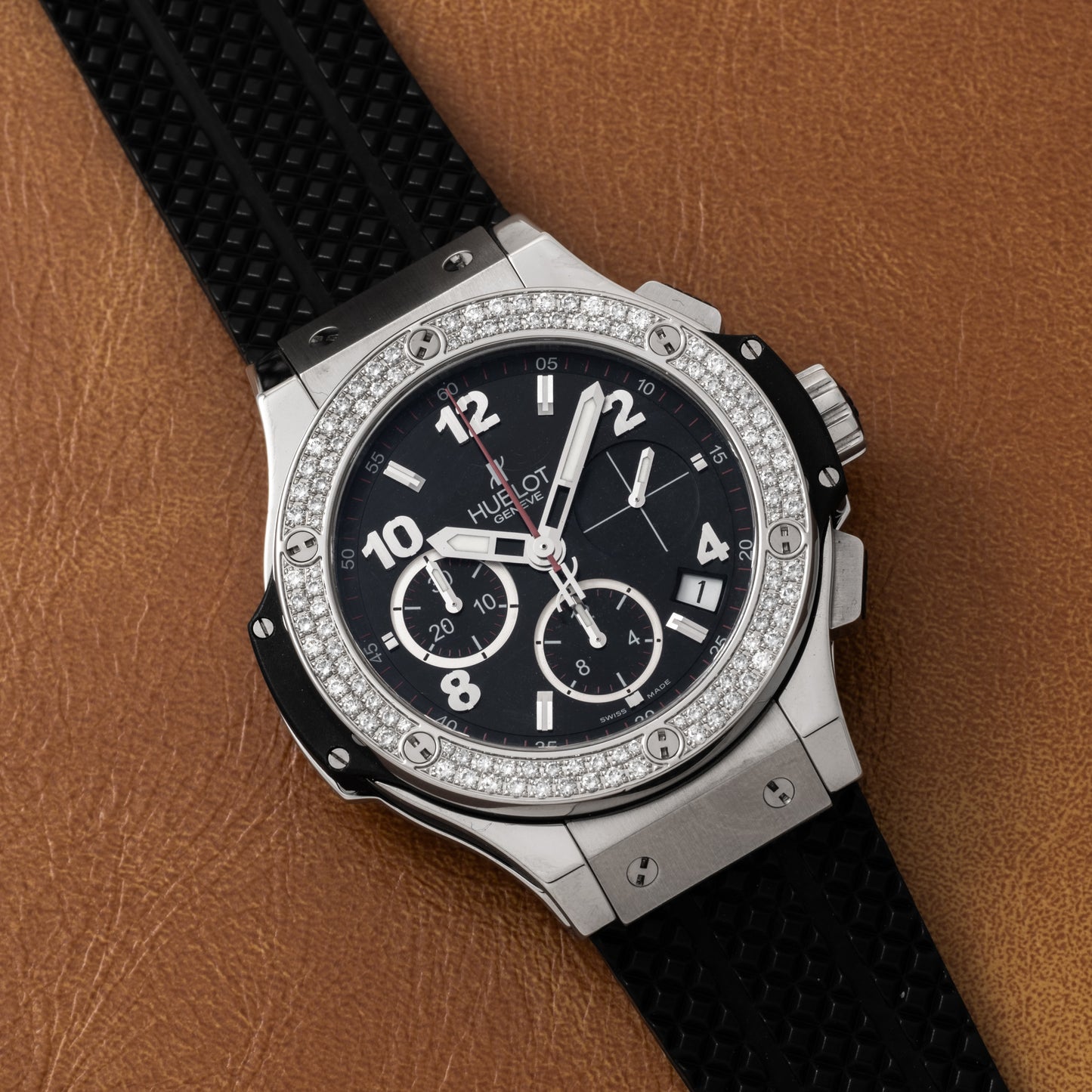 Hublot Big Bang Chronograph Steel Diamonds