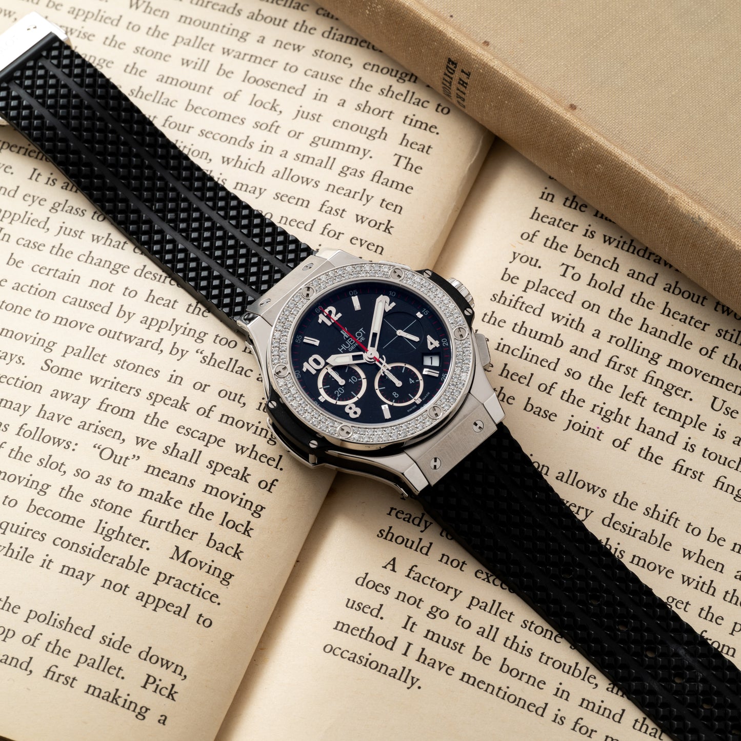 Hublot Big Bang Chronograph Steel Diamonds