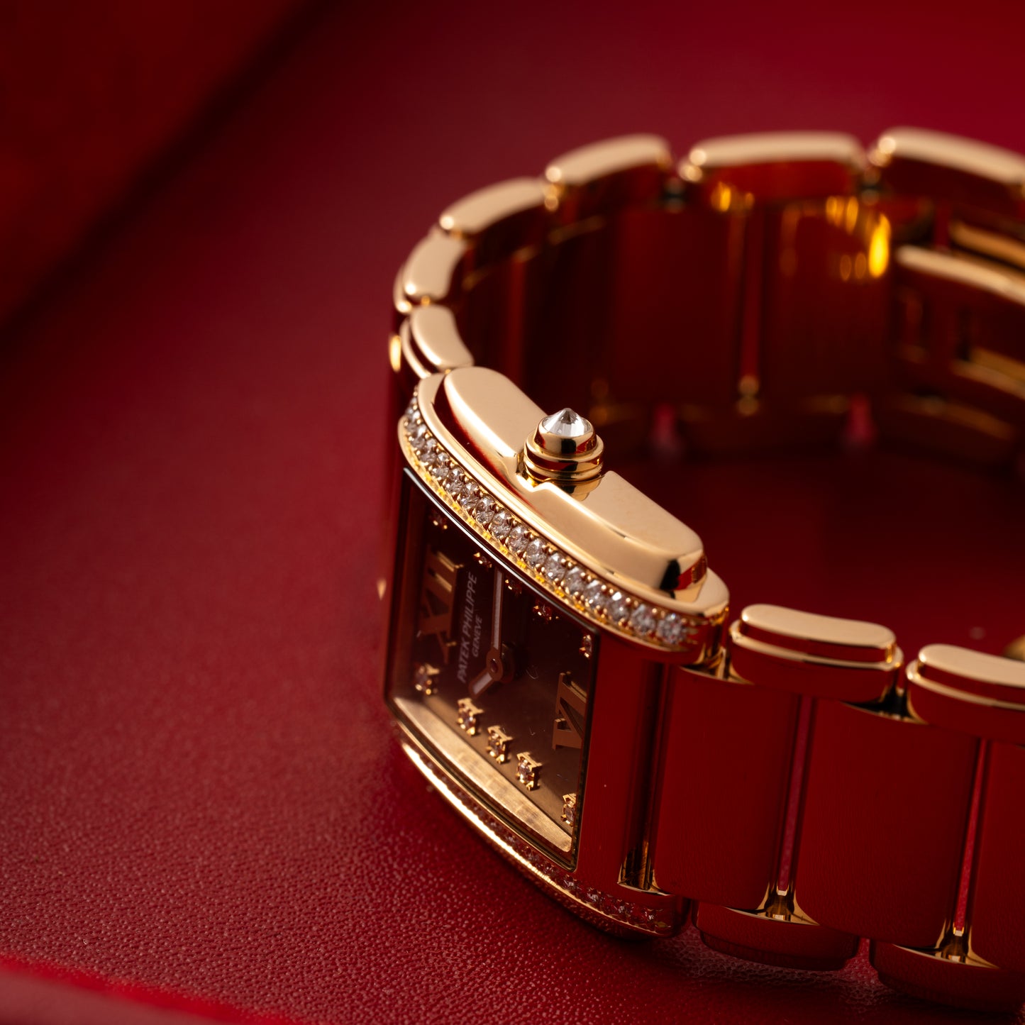 Patek Philippe 'Chocolate Dial' Diamonds Twenty-4