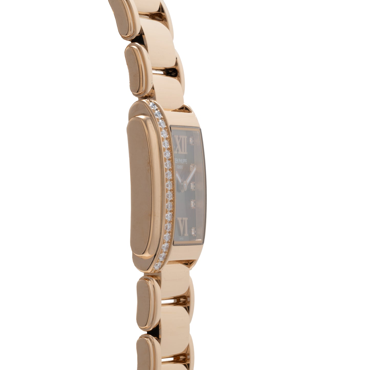 Patek Philippe 'Chocolate Dial' Diamonds Twenty-4