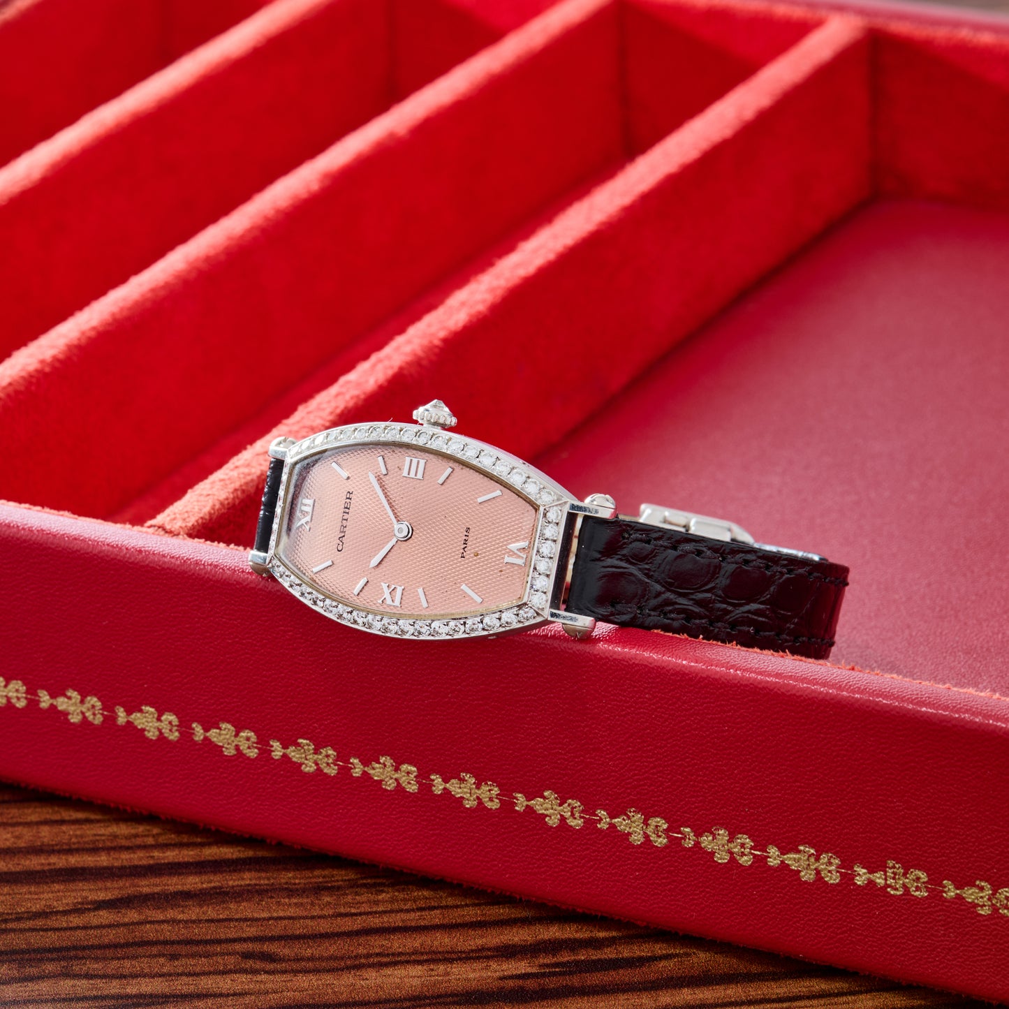 Cartier Tonneau 'Paris' Diamonds