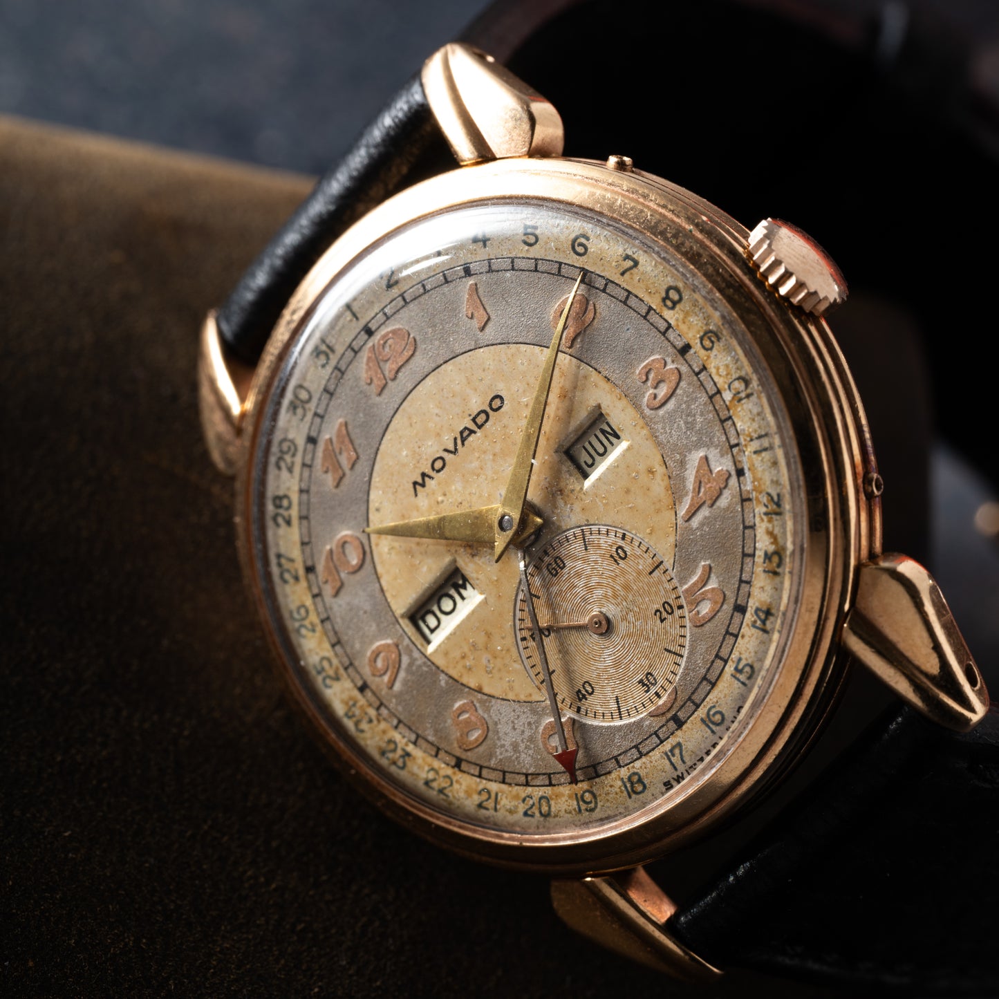 Movado Calendograph 'Pink Gold'