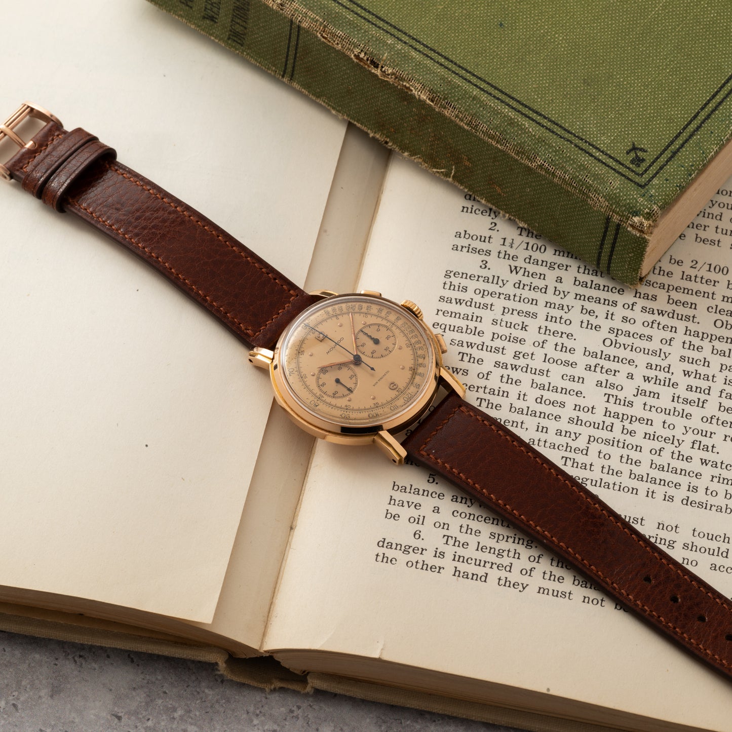 Movado M90 Pink Gold Chronograph