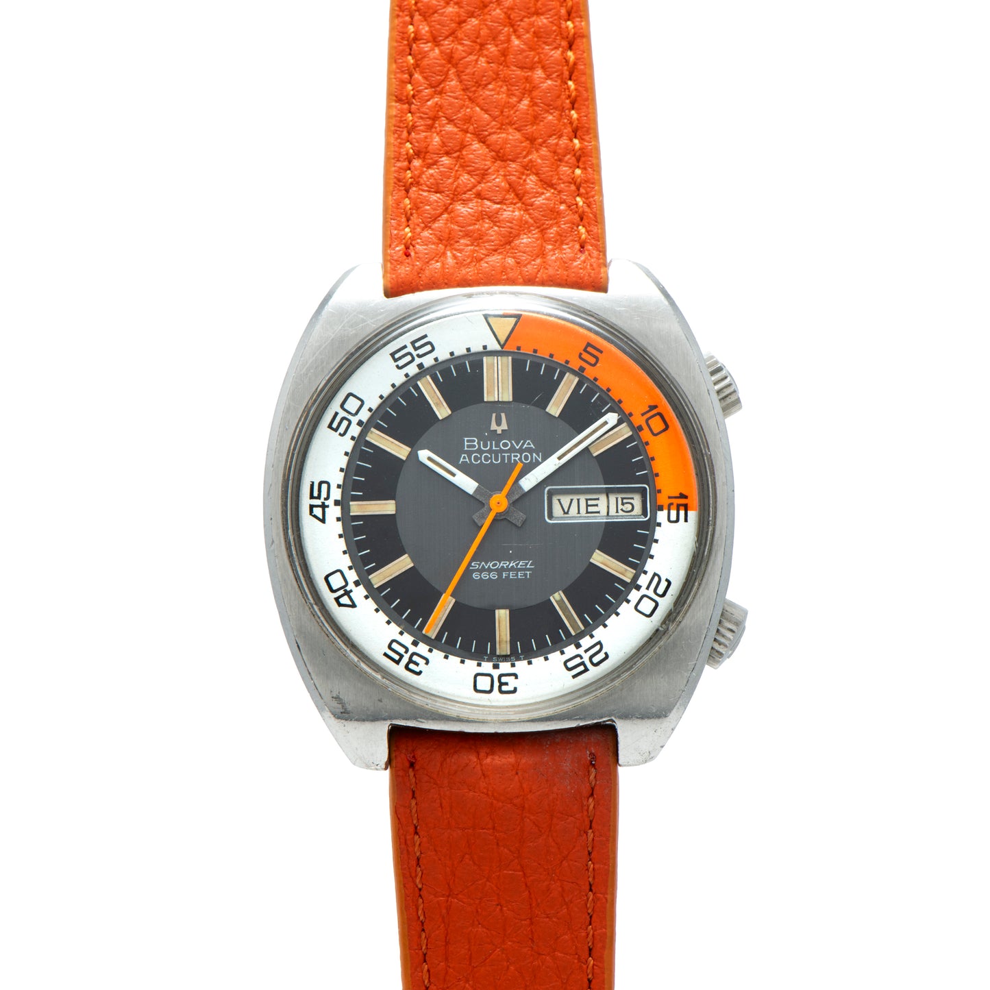 Bulova Accutron Snorkel Compressor Diver