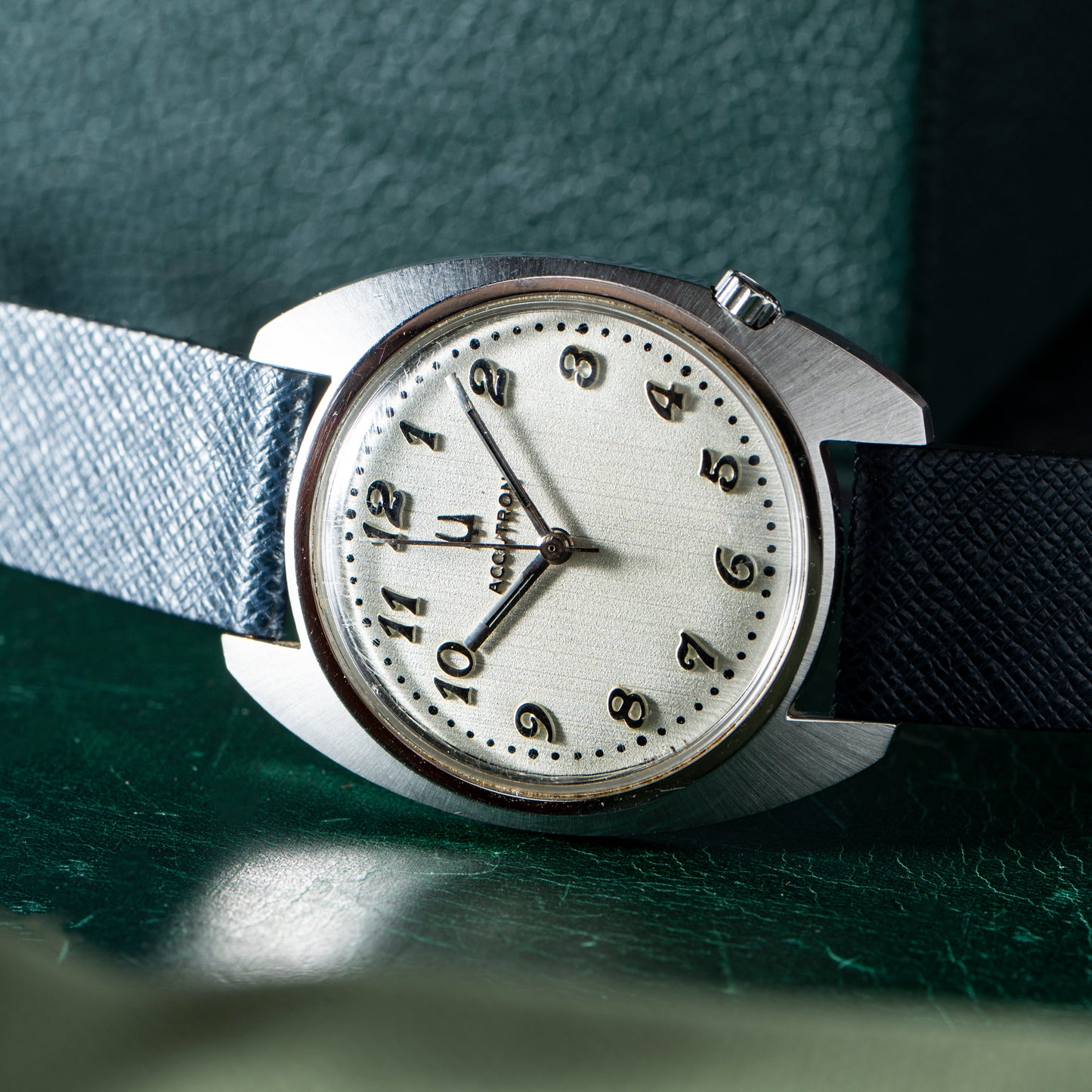 Bulova Accutron 'Breguet' Stainless Steel Dress Watch