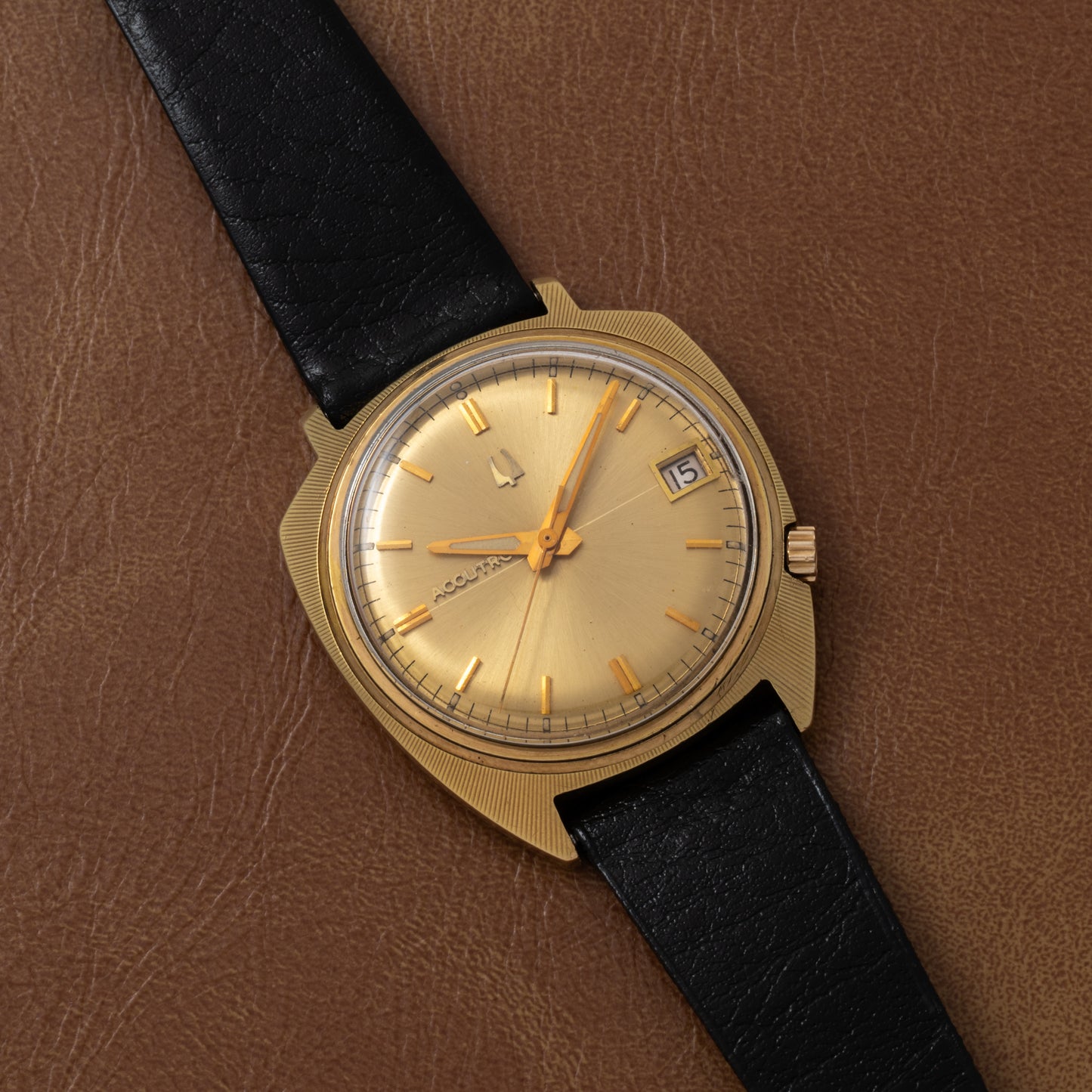 Bulova Accutron 'Golden Shield'