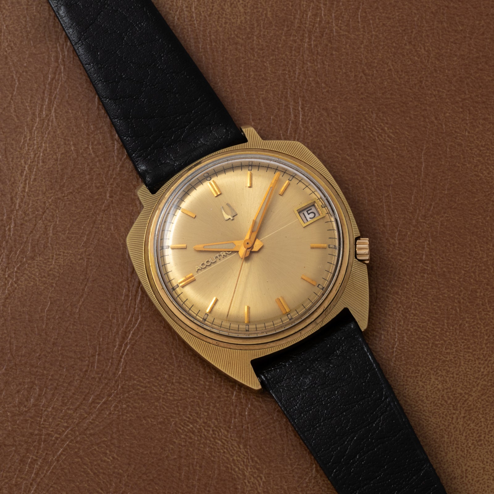 Bulova Accutron 'Golden Shield'