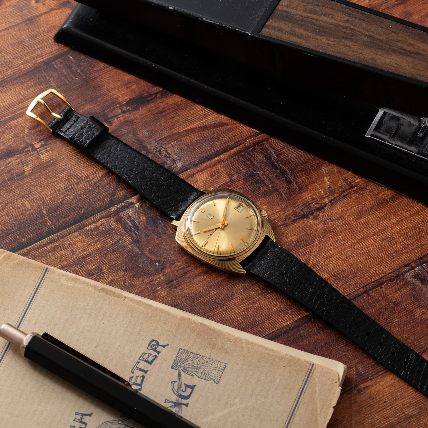 Bulova Accutron 'Golden Shield'