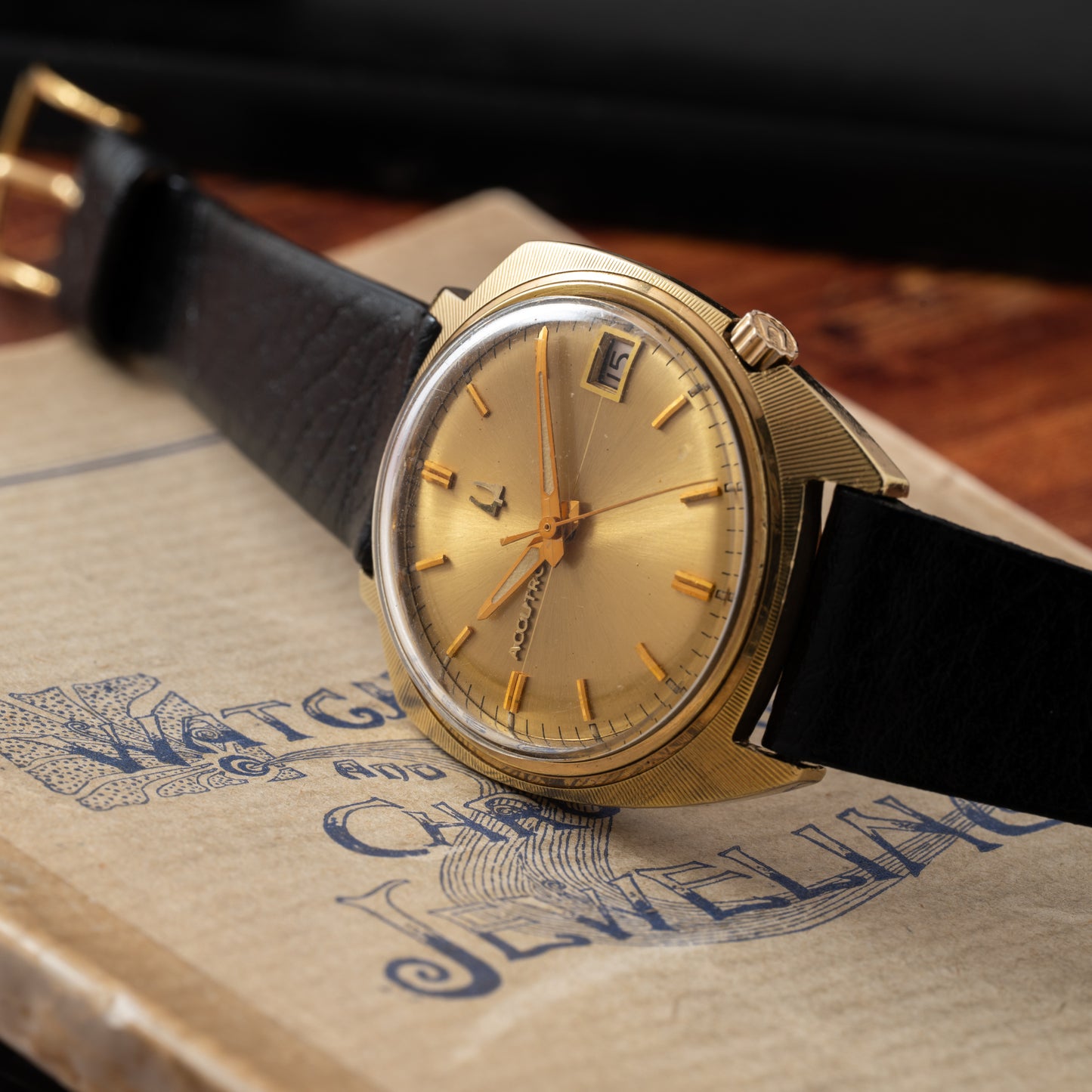 Bulova Accutron 'Golden Shield'