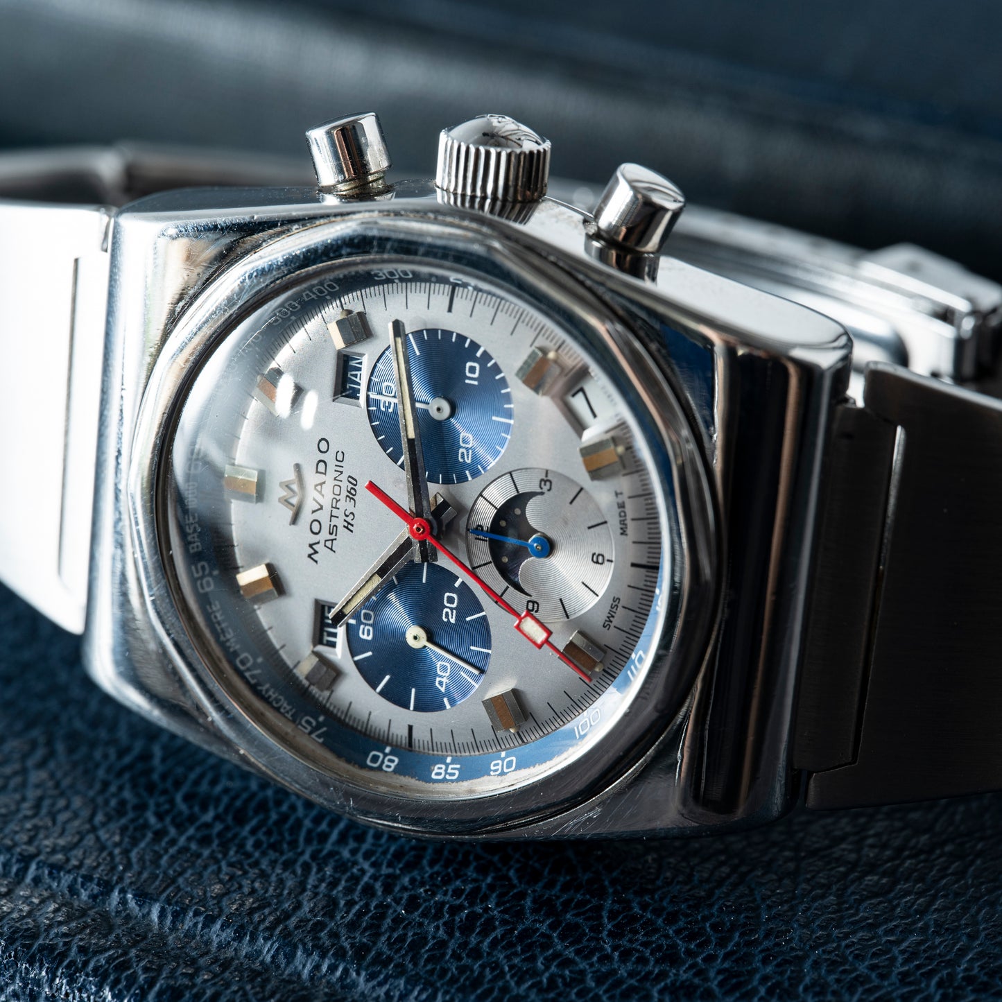 Movado Astronic HS 360 Triple Calendar Chronograph