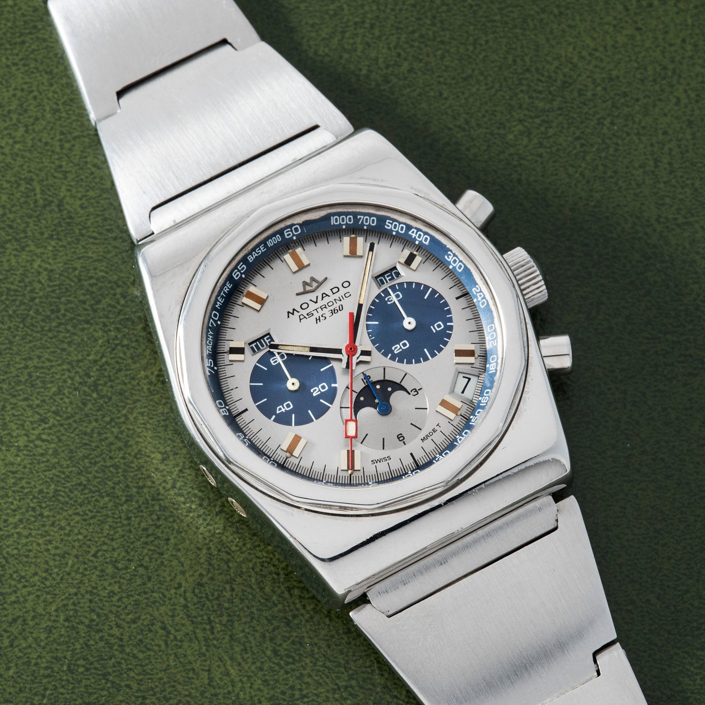 Movado Astronic HS 360 Triple Calendar Chronograph