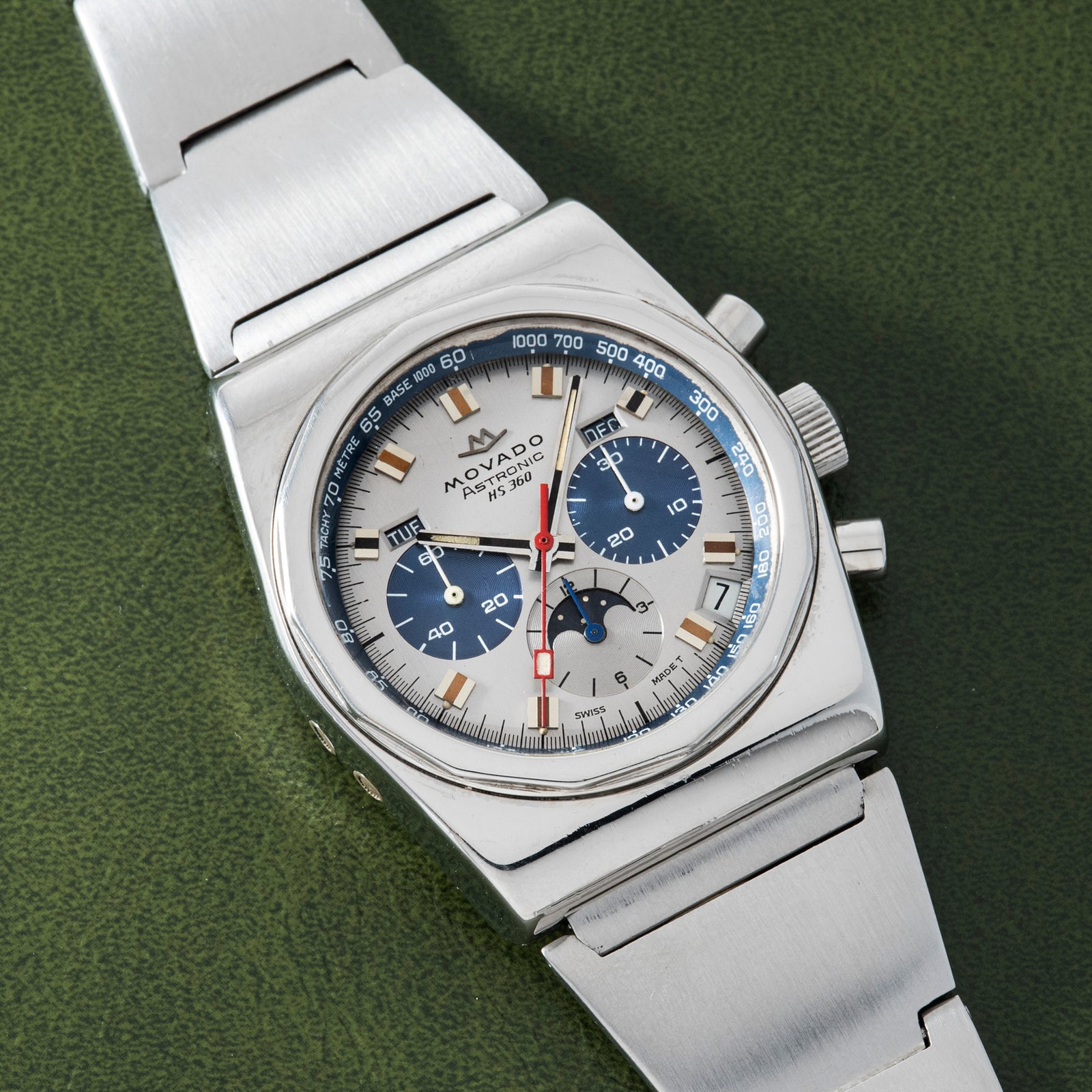 Movado Astronic HS 360 Triple Calendar Chronograph