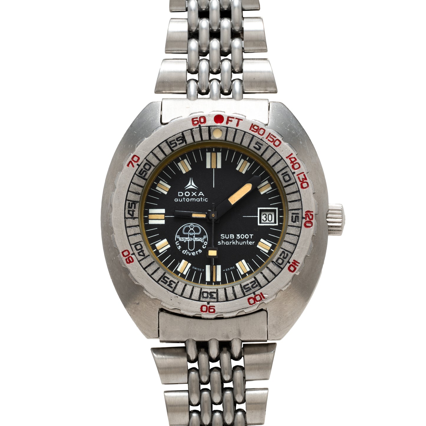 DOXA Sub 300T Sharkhunter 'Aqua-Lung' 'Blackshark'