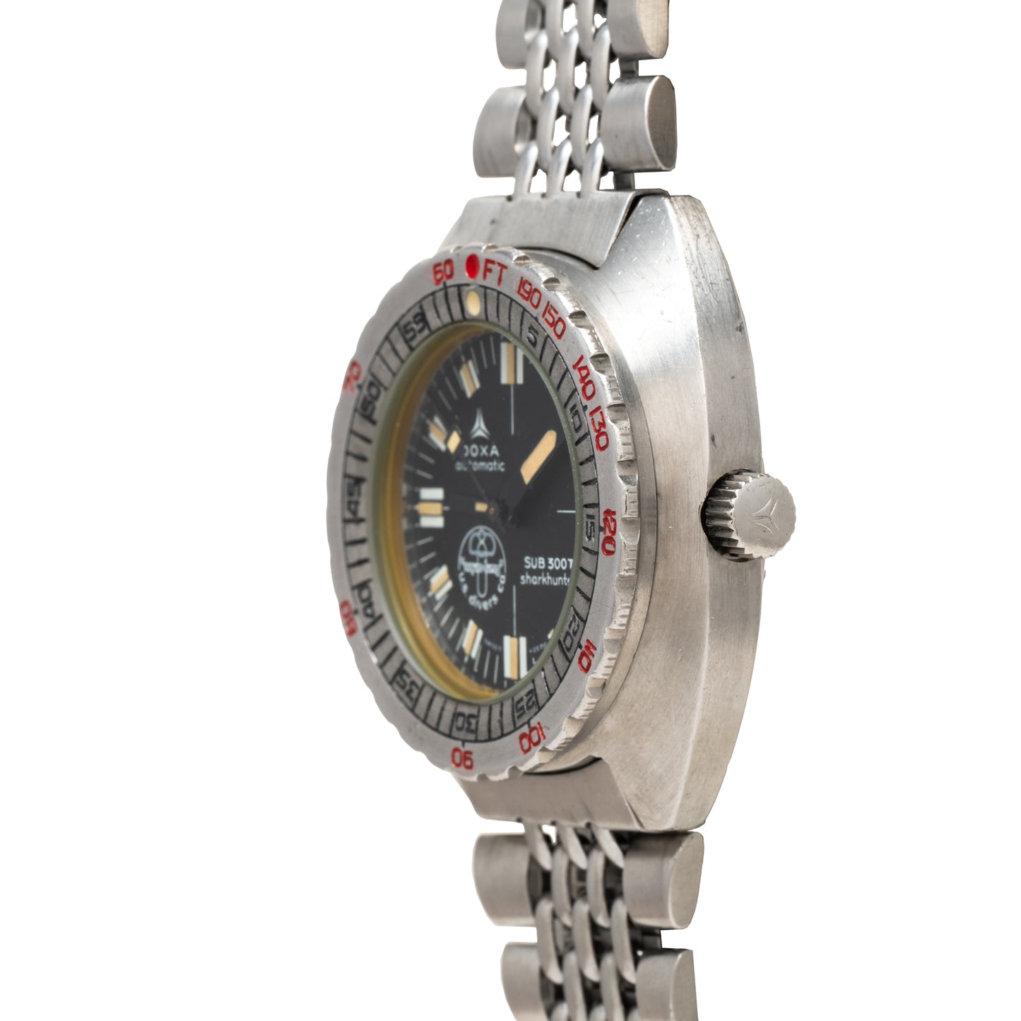 DOXA Sub 300T Sharkhunter 'Aqua-Lung' 'Blackshark'