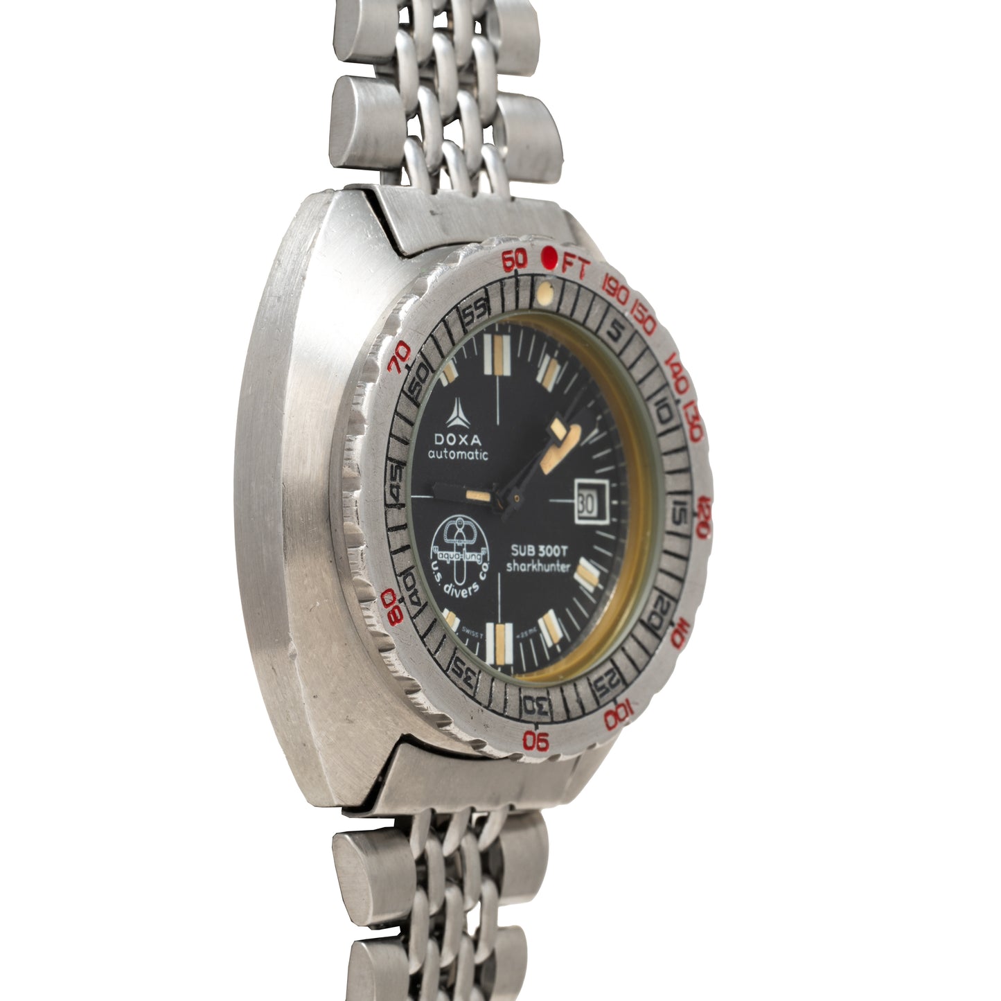 DOXA Sub 300T Sharkhunter 'Aqua-Lung' 'Blackshark'