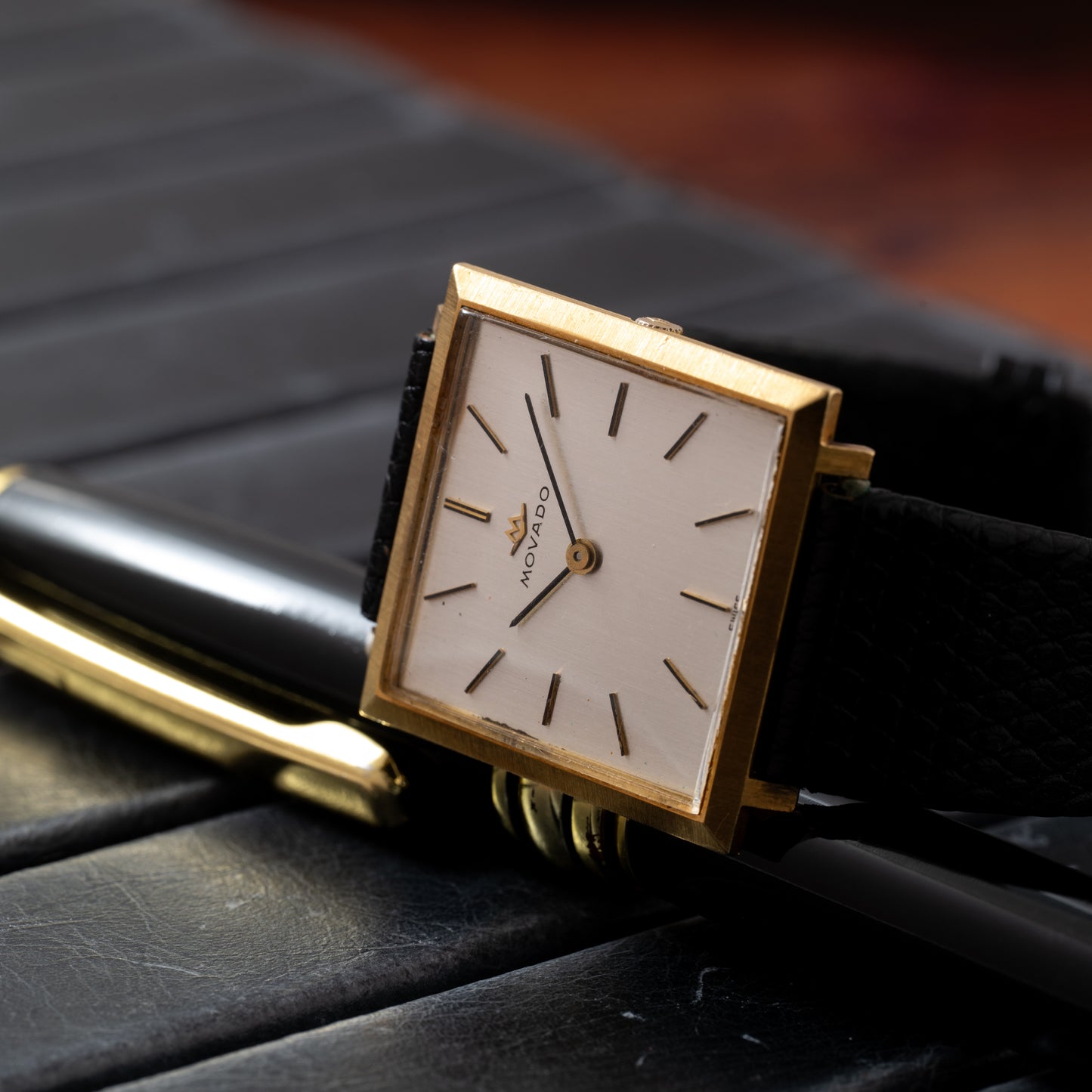 Movado Ultra-Thin 'Tank'