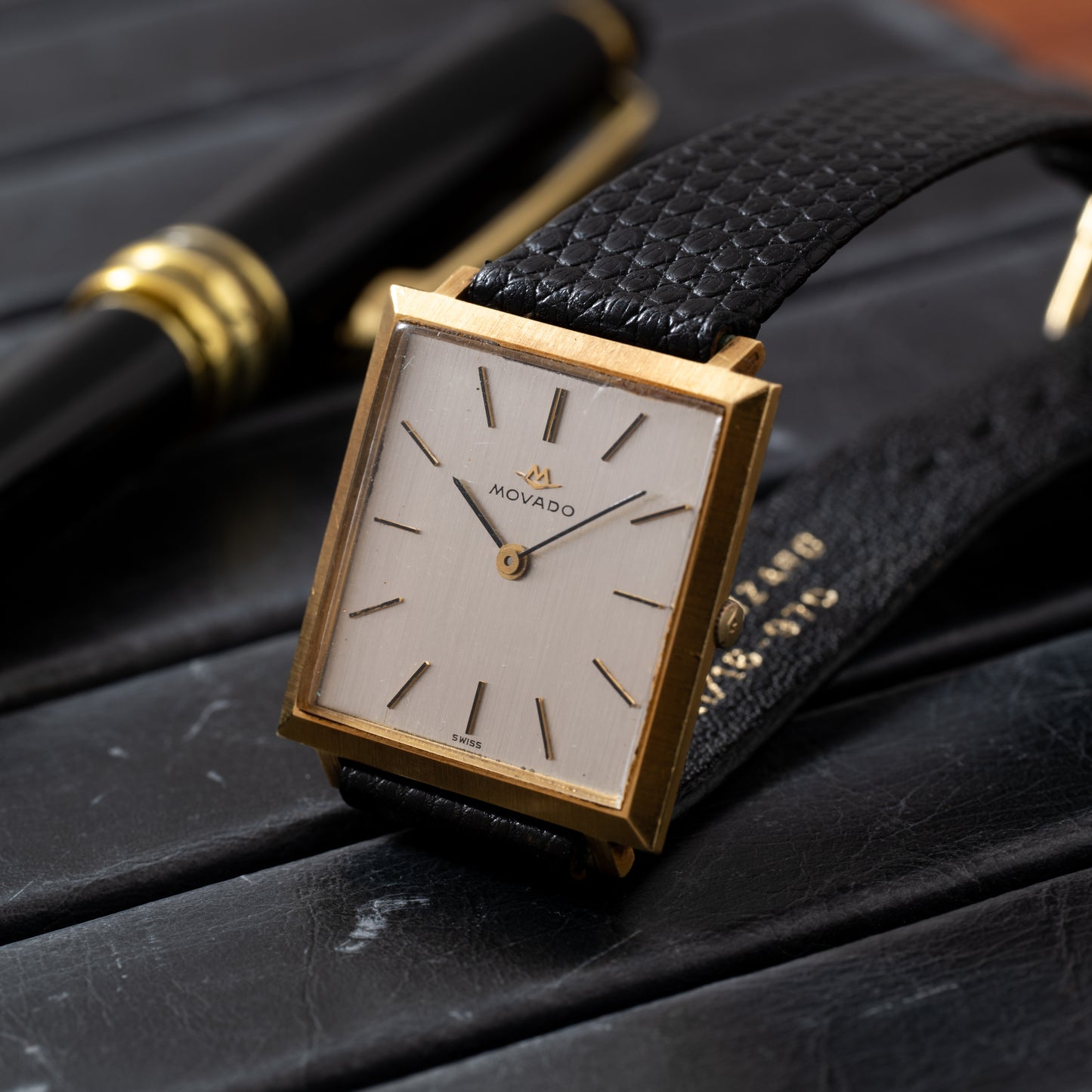 Movado Ultra-Thin 'Tank'