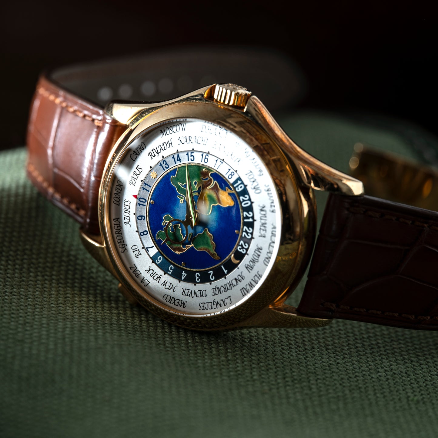 Patek Philippe World Time Cloisonné