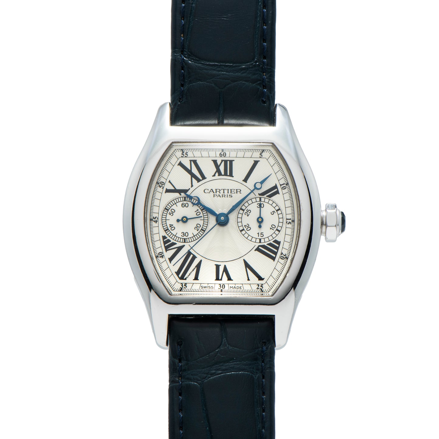 Cartier Tortue Monopoussoir Chronograph CPCP