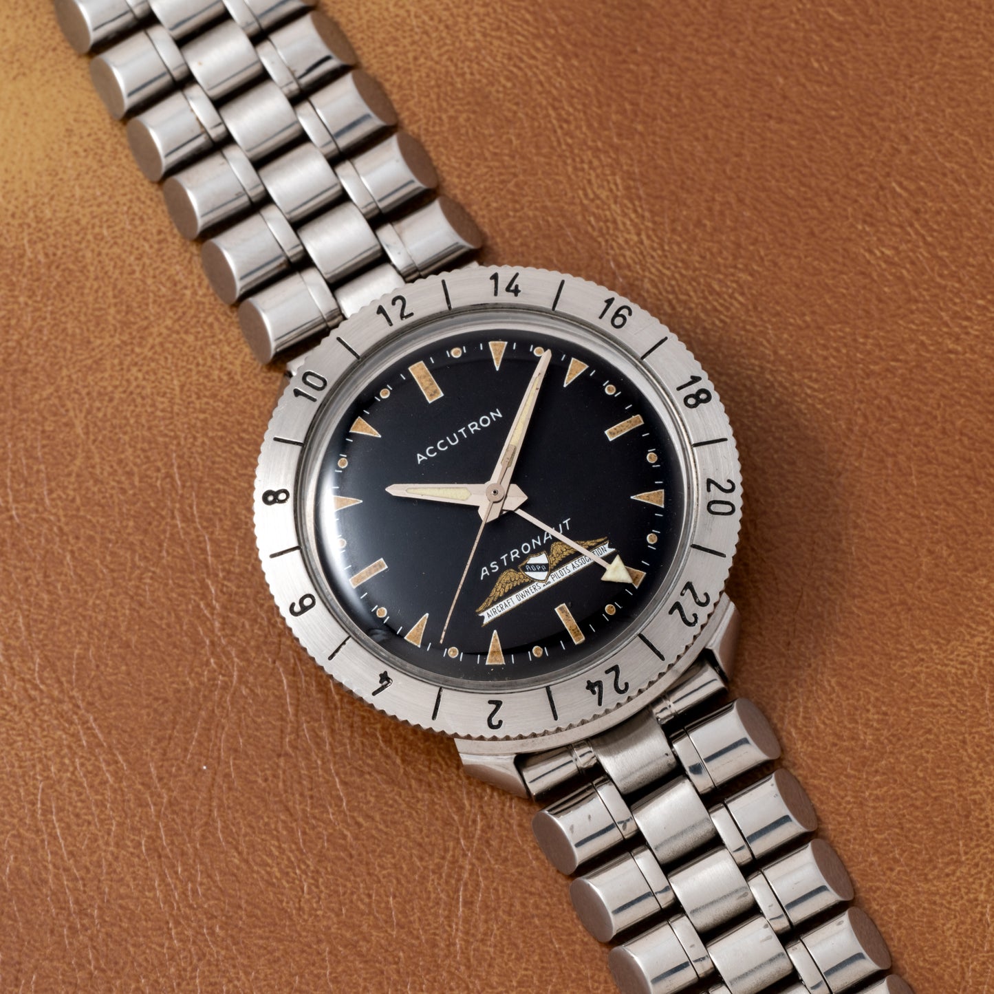 Bulova Accutron Astronaut 'Aircraft Owners and Pilot Association'