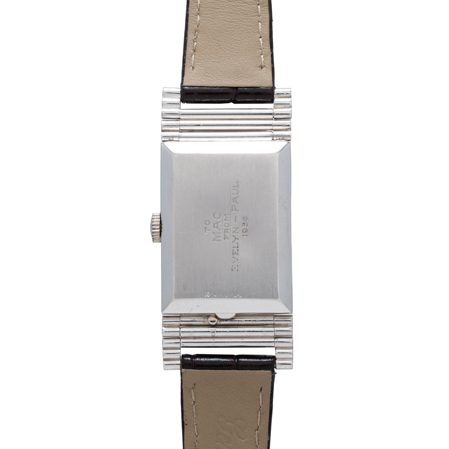 Longines 'Hinged Lugs' Platinum Diamonds