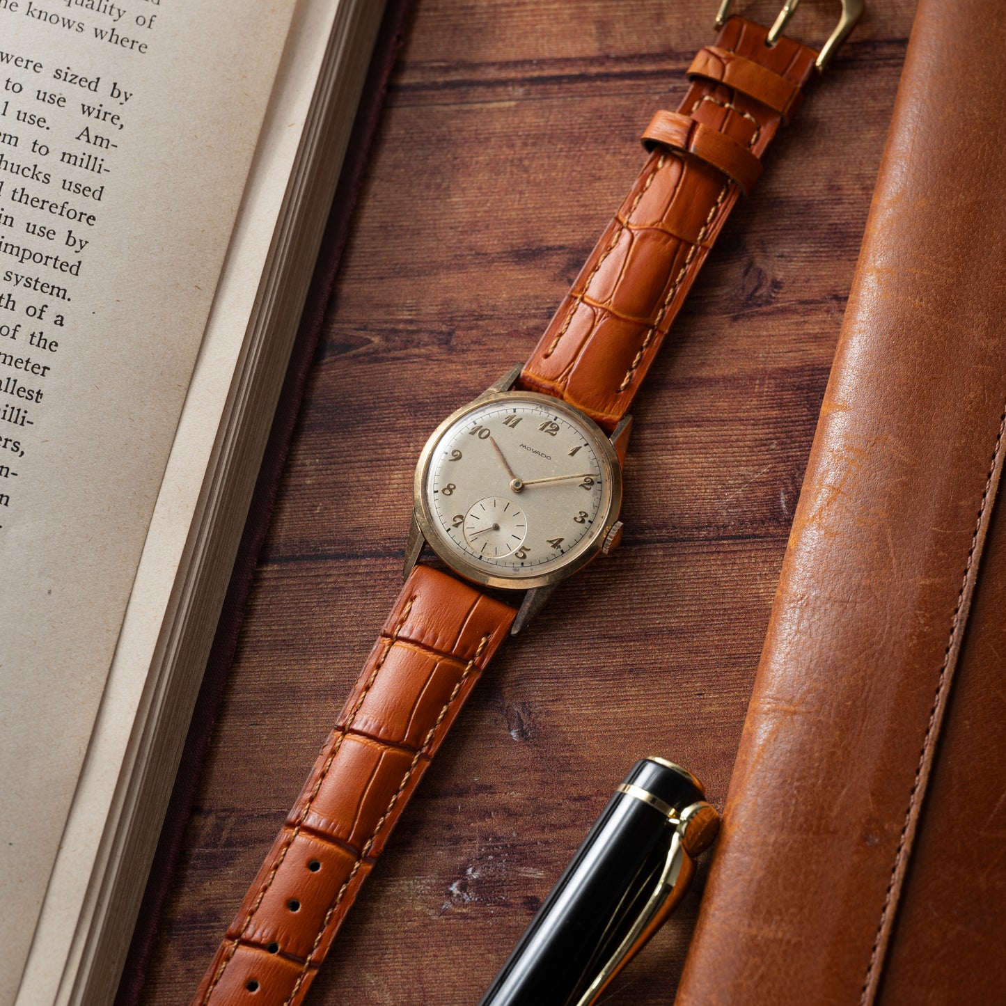 Movado Yellow Gold 'Calatrava'