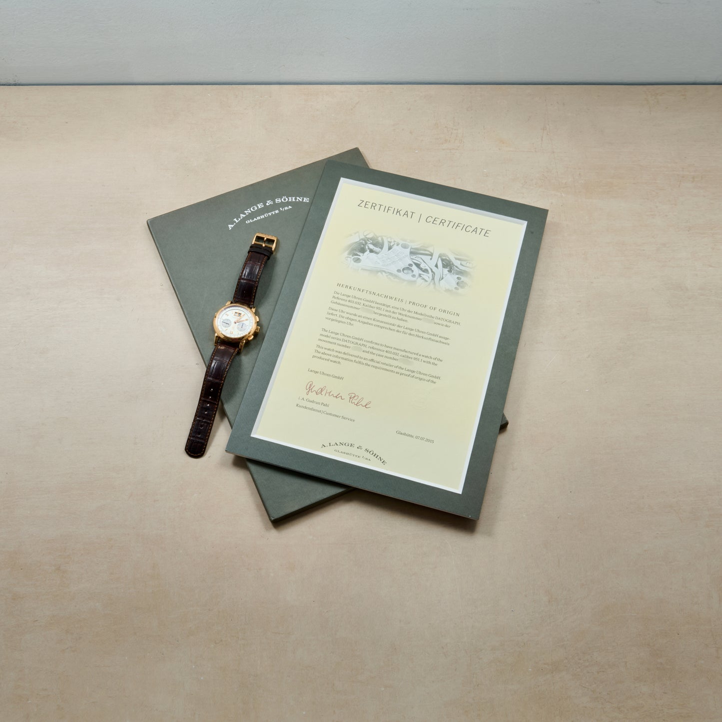 A. Lange & Söhne Datograph 'Meter'