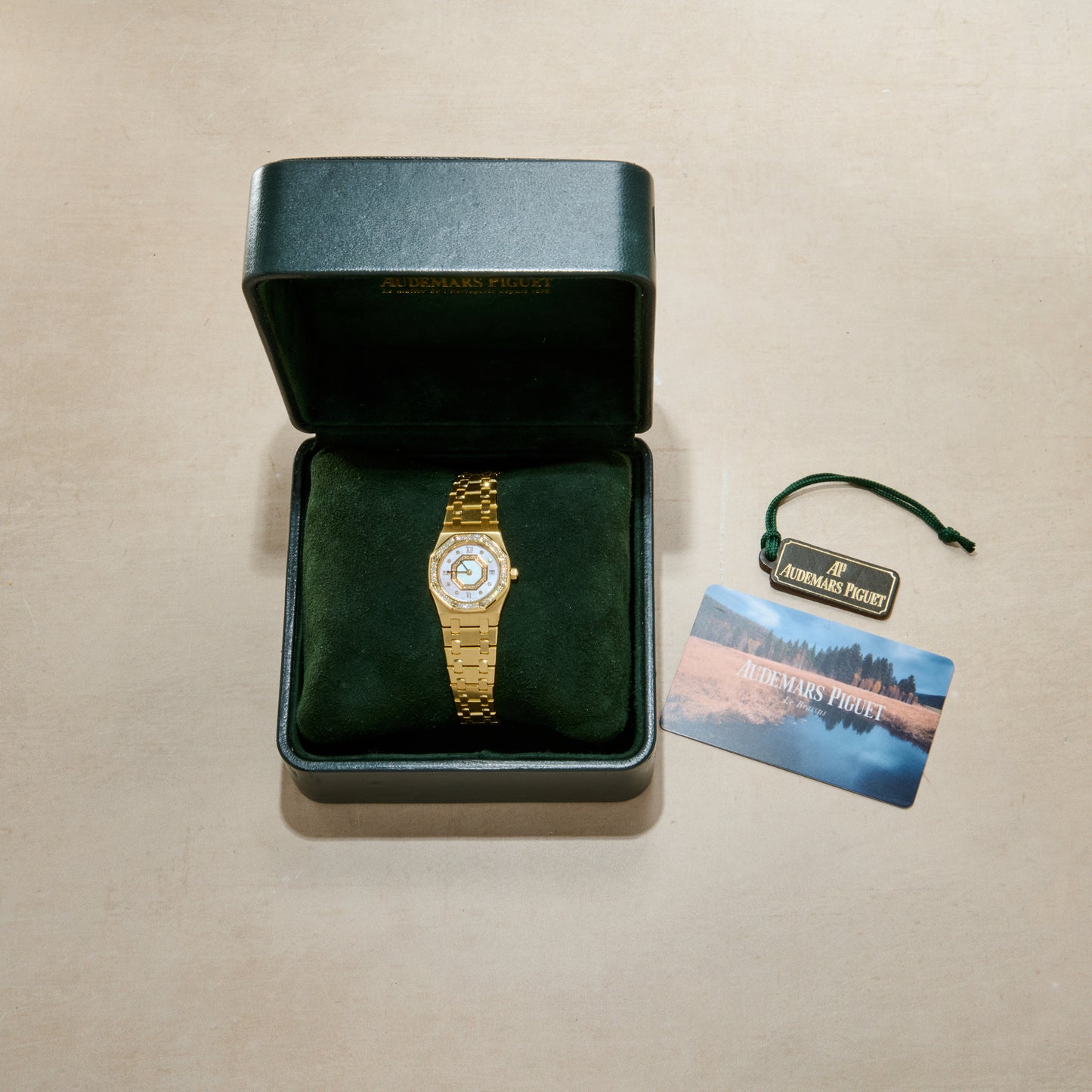 Audemars Piguet Royal Oak 'Pink MOP' Ladies Diamonds