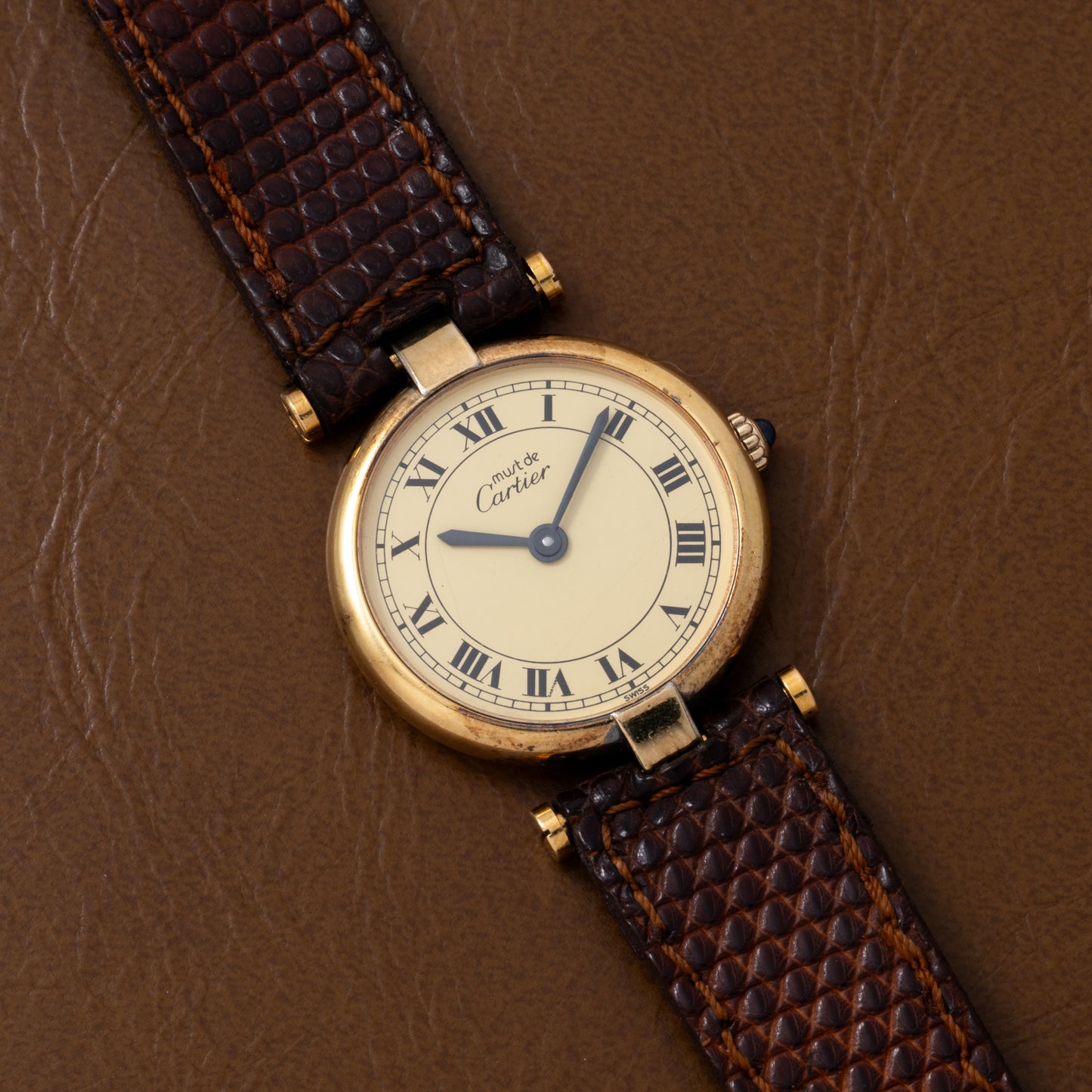 Cartier 'Must De Cartier' Vendome Vermeil