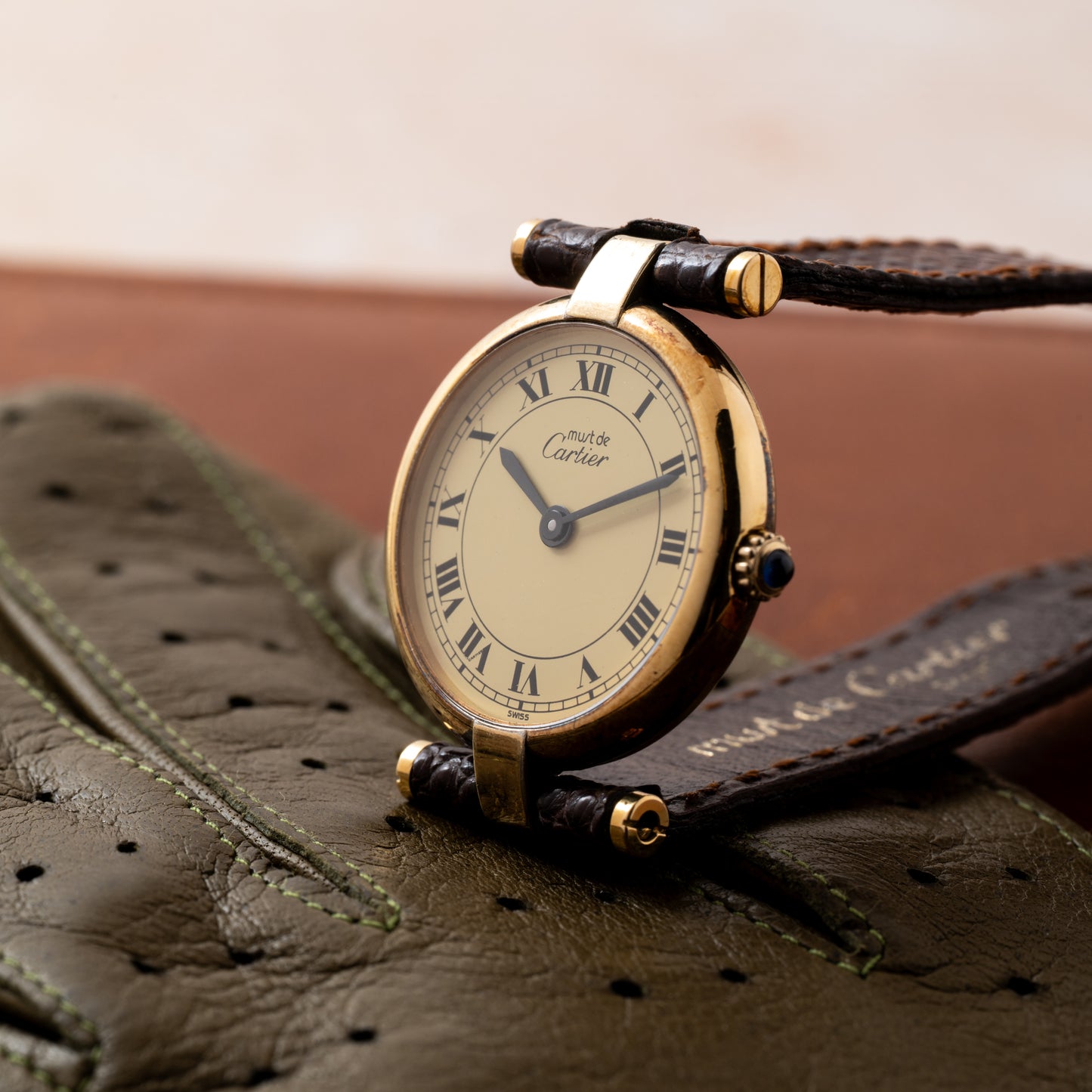 Cartier 'Must De Cartier' Vendome Vermeil