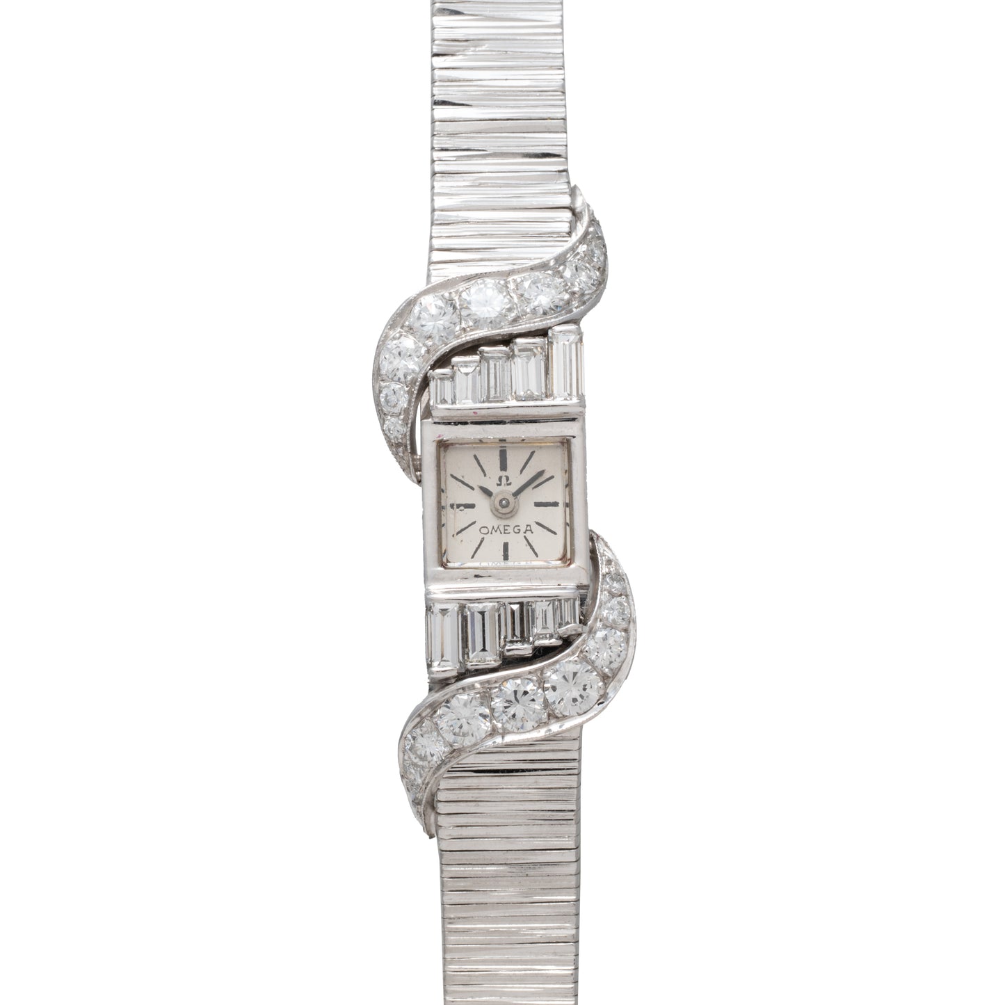 Omega Ladies Diamonds 'Bark' Cocktail Watch