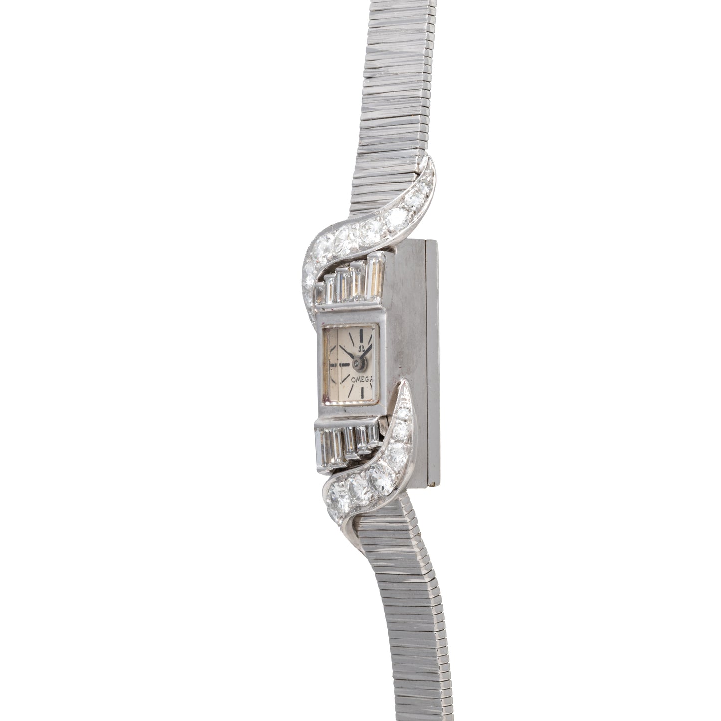 Omega Ladies Diamonds 'Bark' Cocktail Watch
