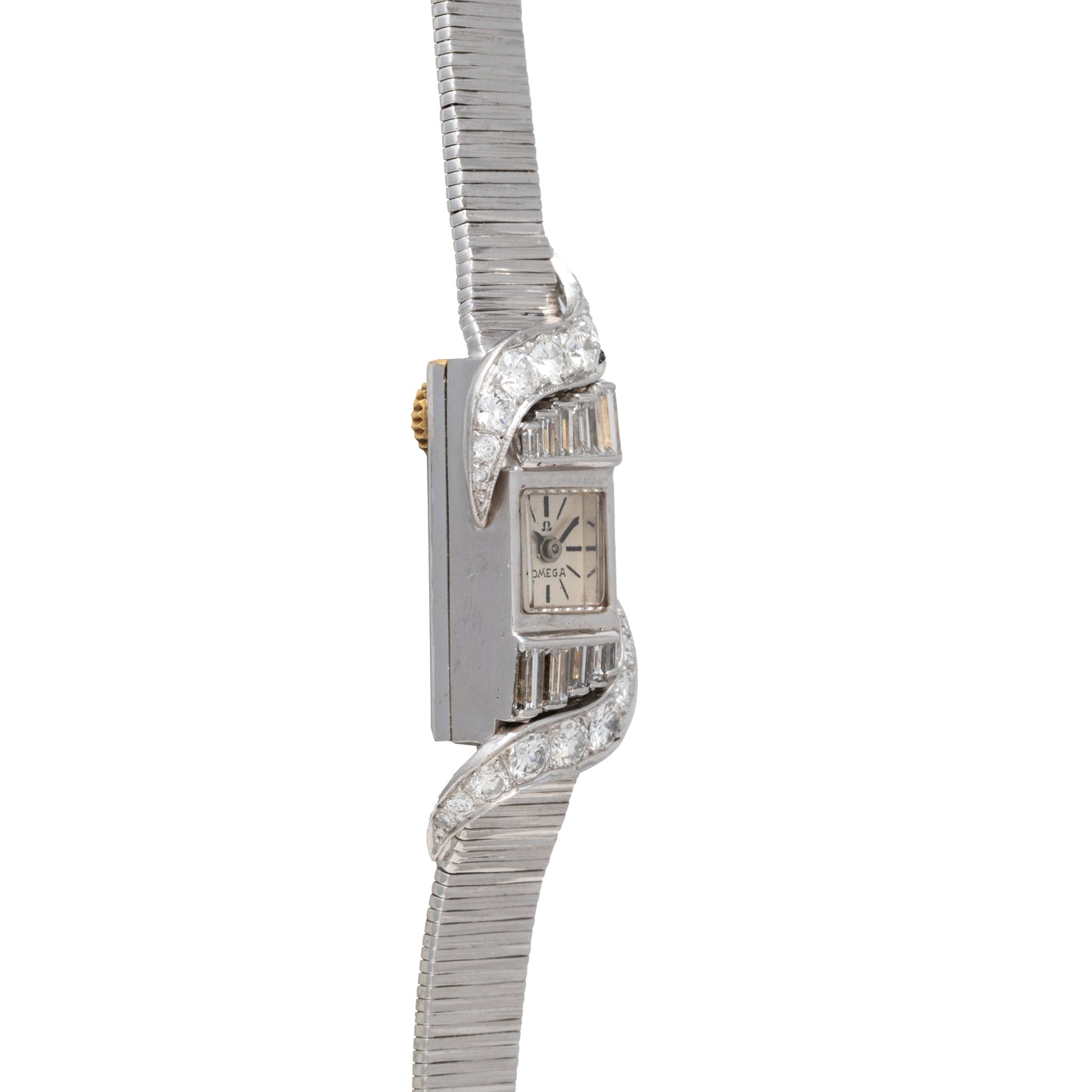 Omega Ladies Diamonds 'Bark' Cocktail Watch