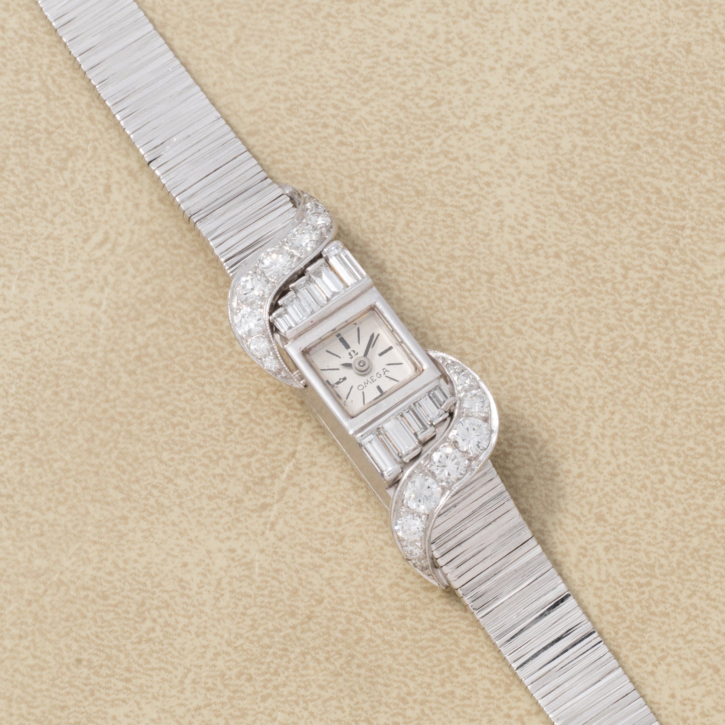 Omega Ladies Diamonds 'Bark' Cocktail Watch