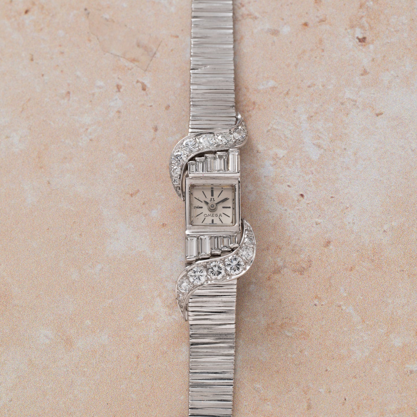 Omega Ladies Diamonds 'Bark' Cocktail Watch