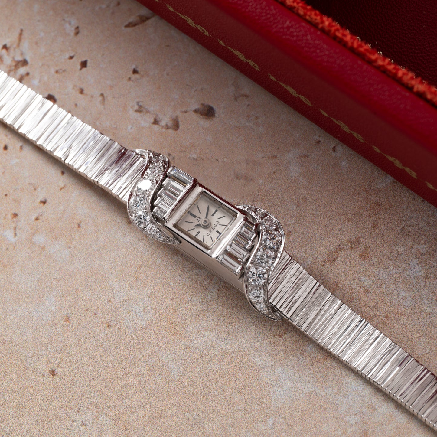Omega Ladies Diamonds 'Bark' Cocktail Watch
