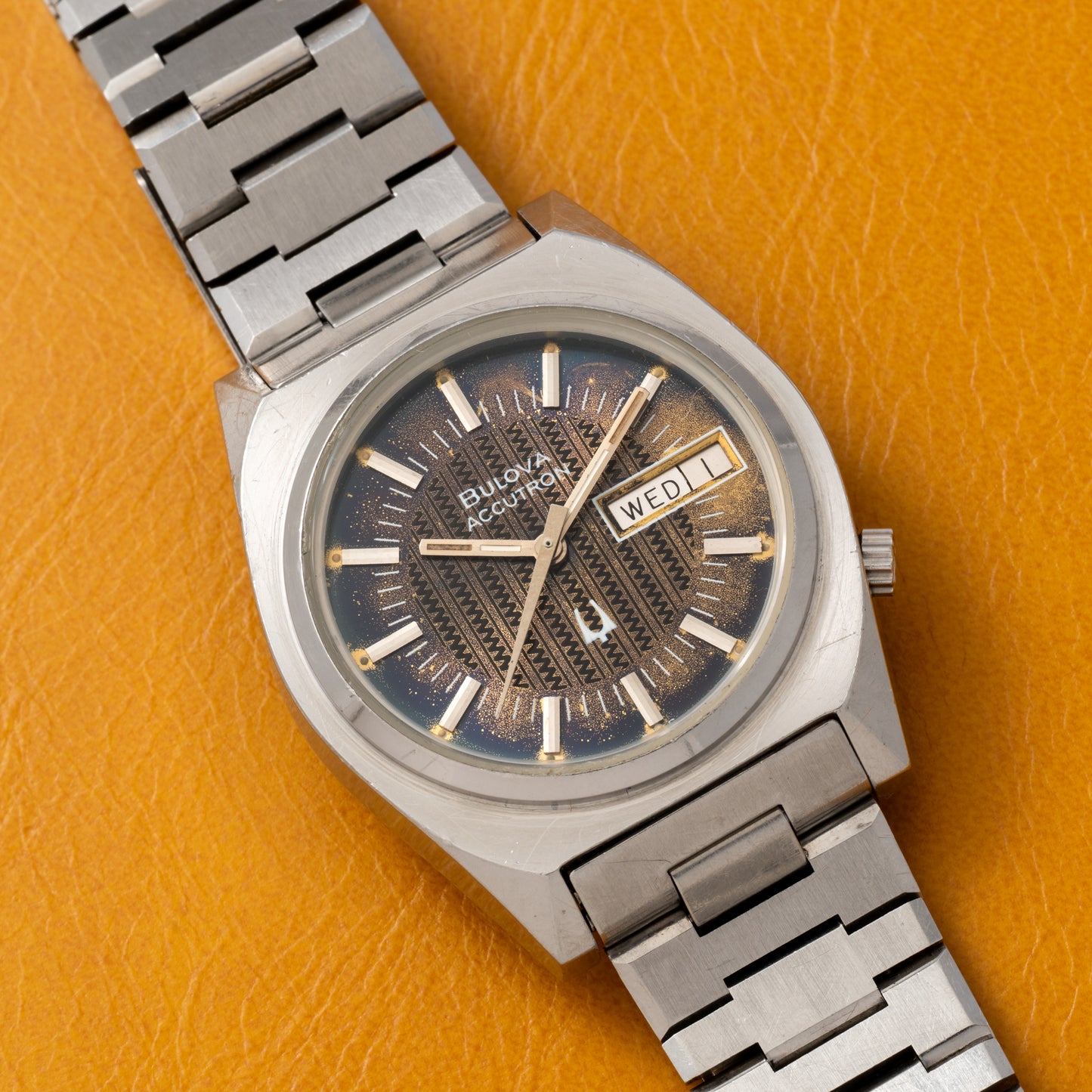 Bulova Accutron 'Electric Brown' Day-Date