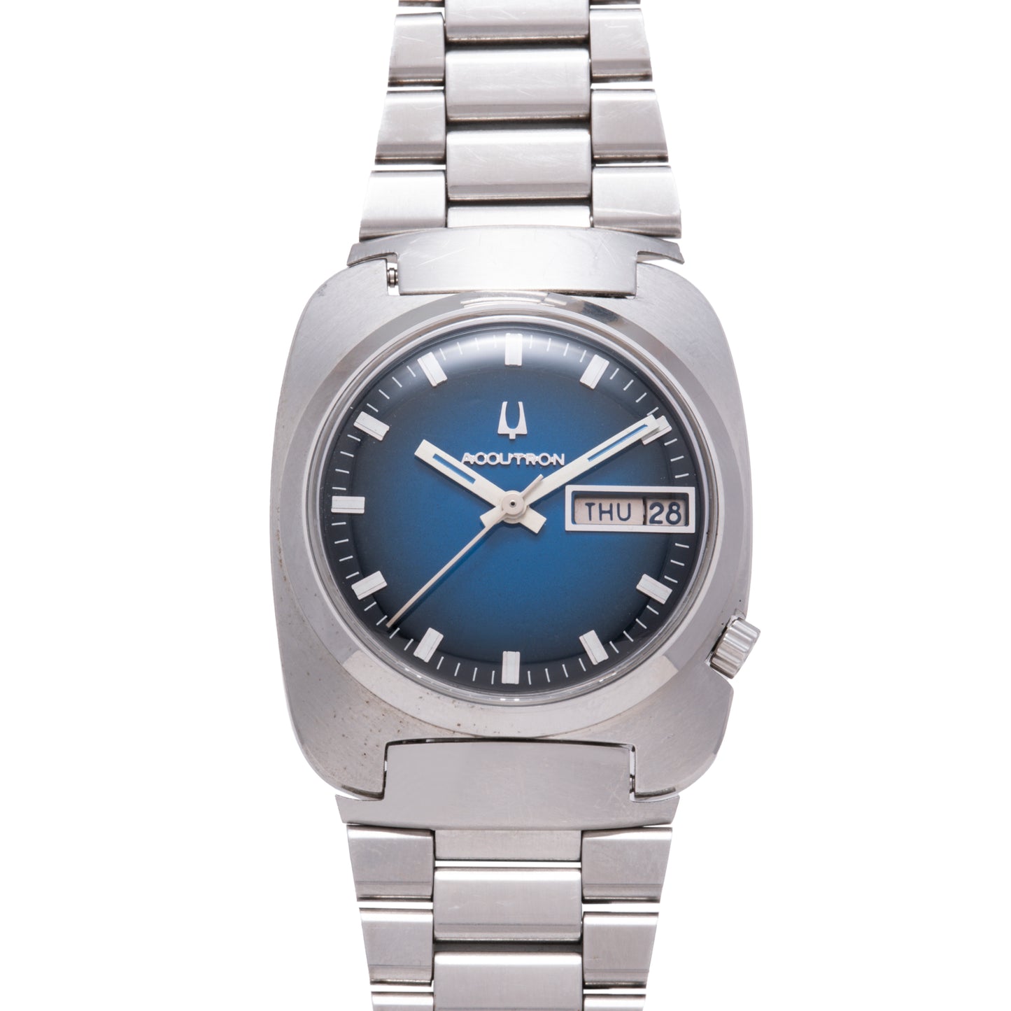 Bulova Accutron 'Blue Fumé' Day-Date