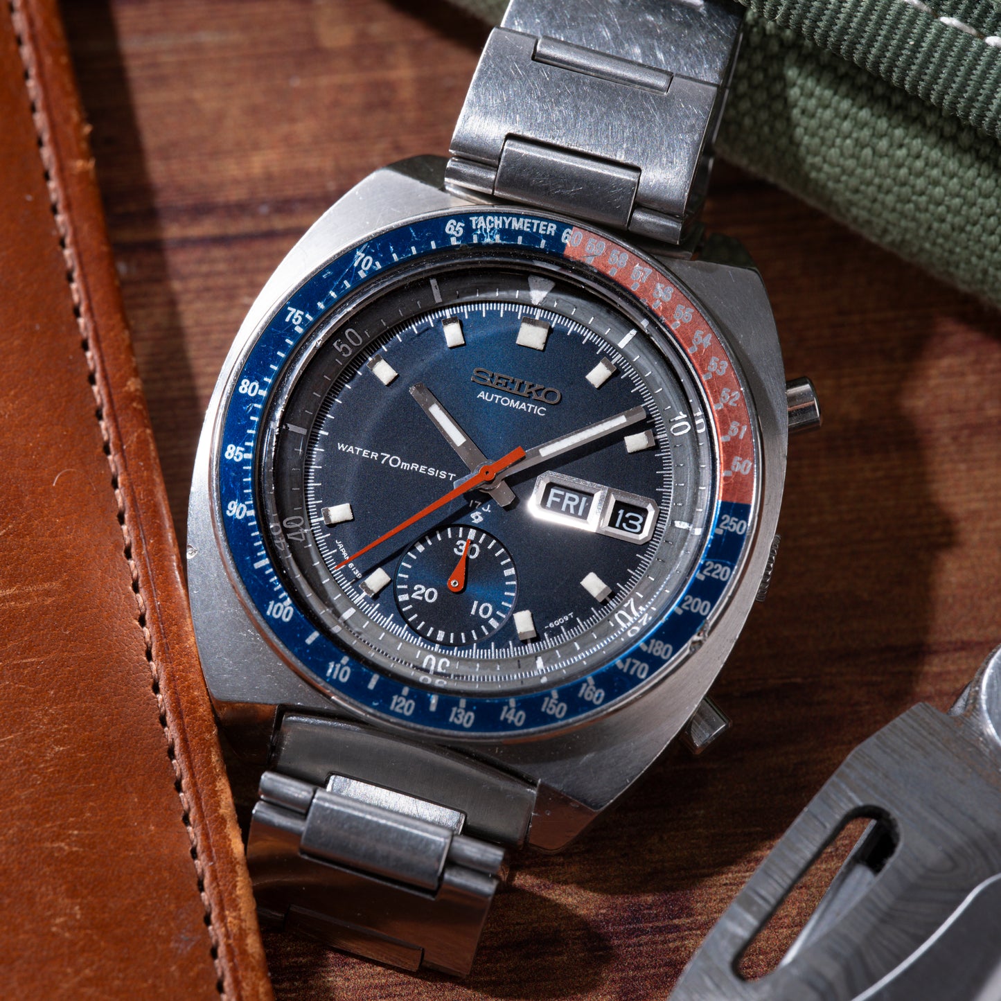 Seiko 'Blue Pogue' Chronograph