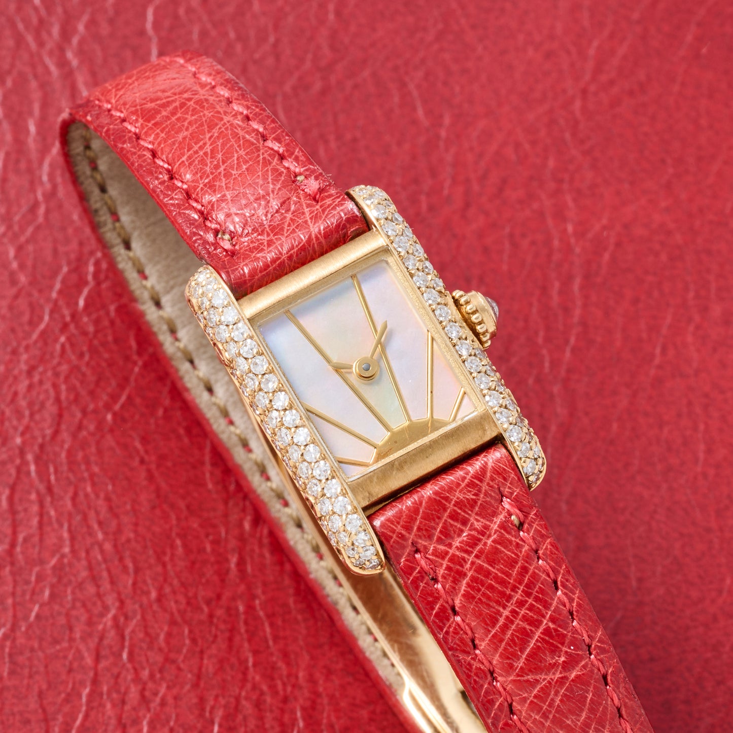 Cartier Tank Louis Mini MOP 'Sunrise'