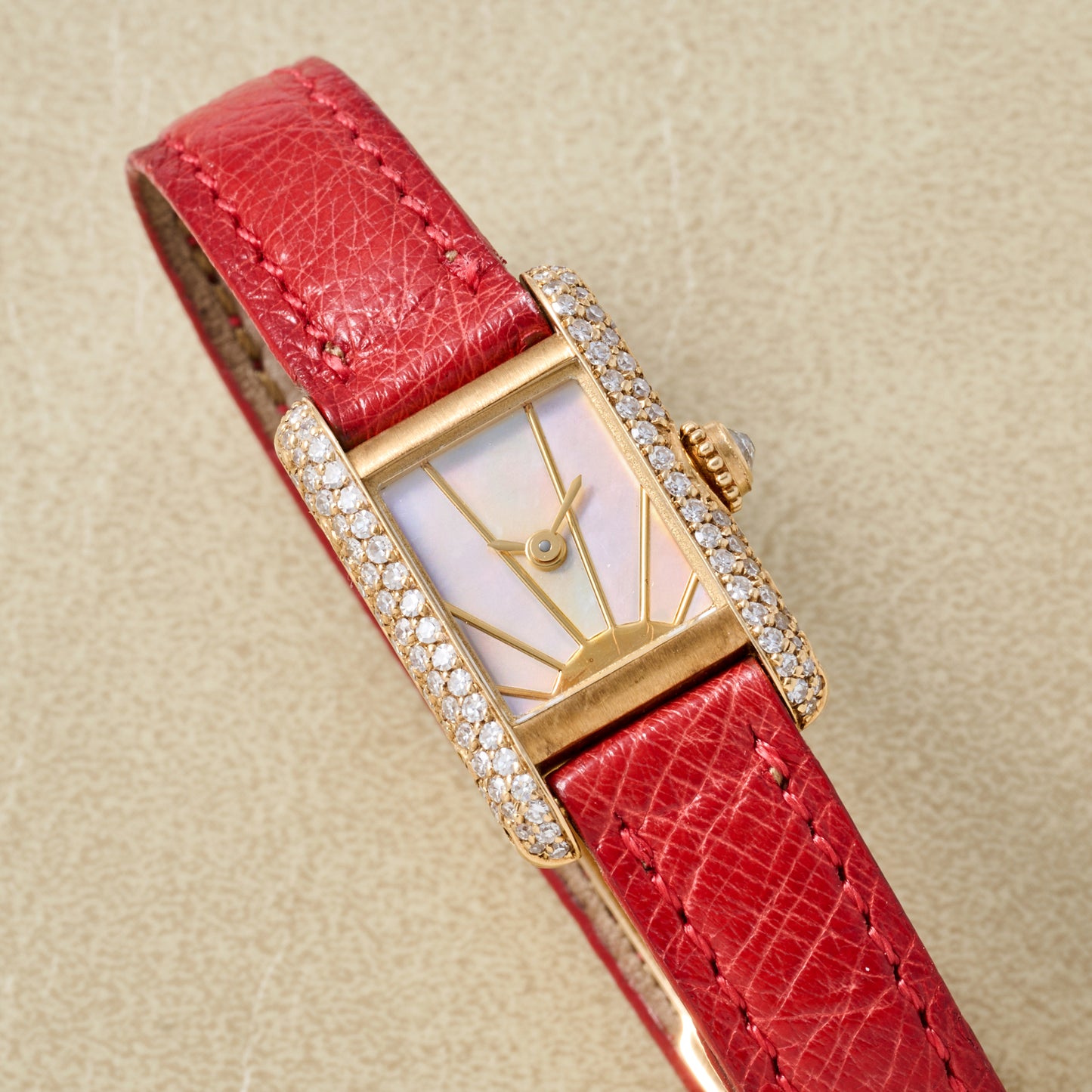 Cartier Tank Louis Mini MOP 'Sunrise'