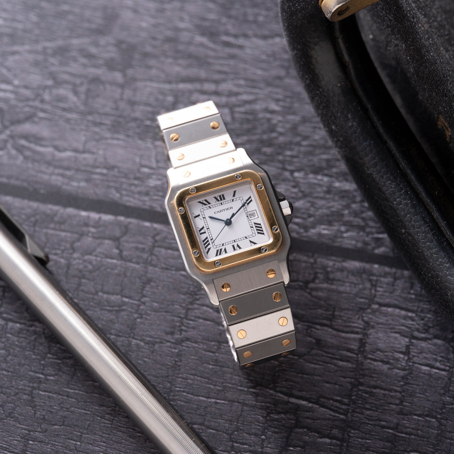 Cartier Santos Carrée Two-Tone