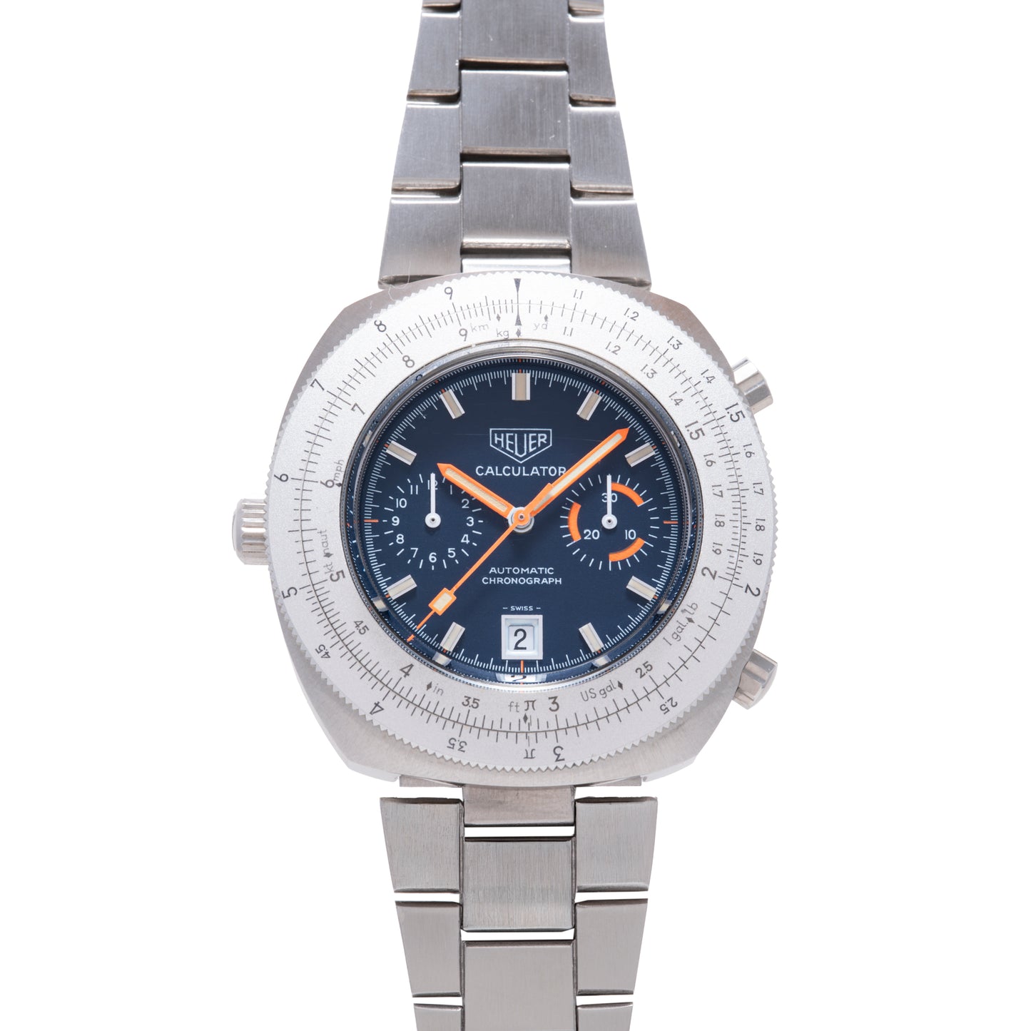 Heuer Calculator Automatic Chronograph