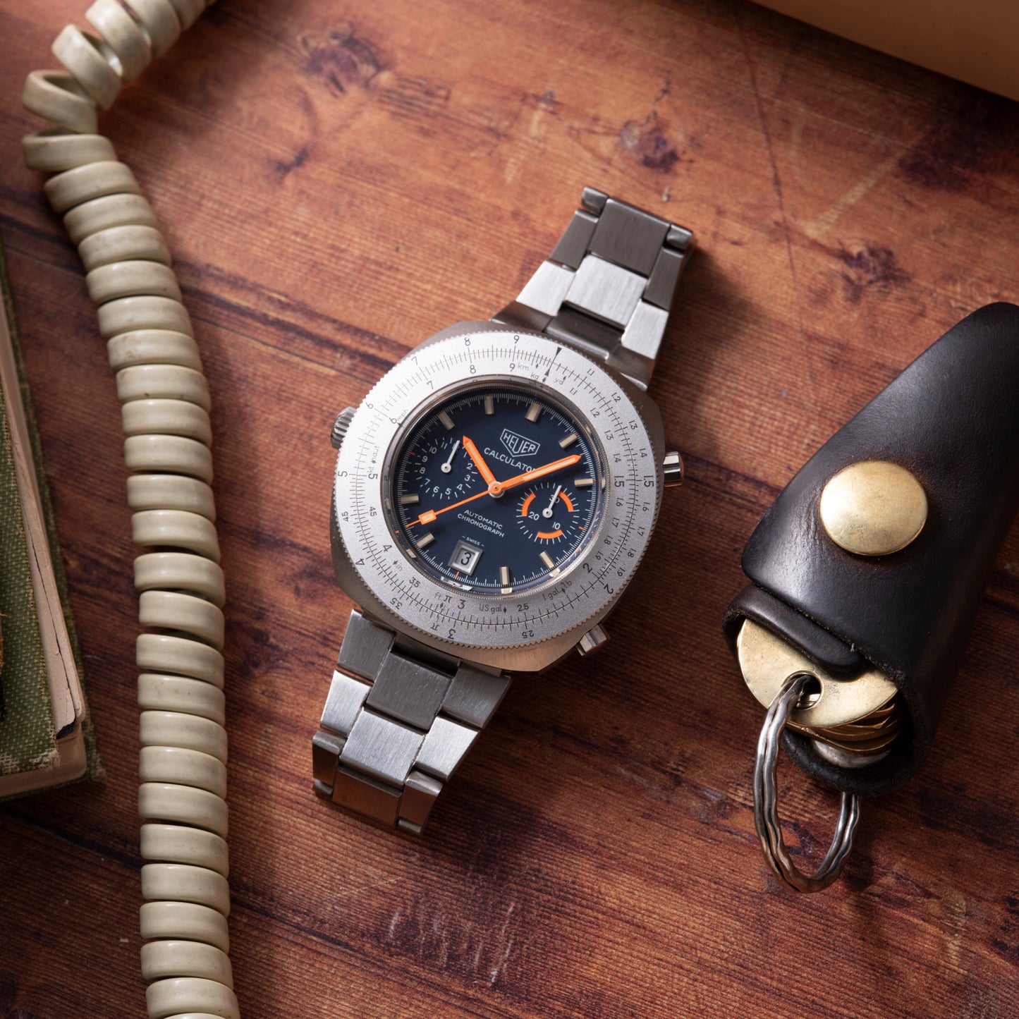 Heuer Calculator Automatic Chronograph