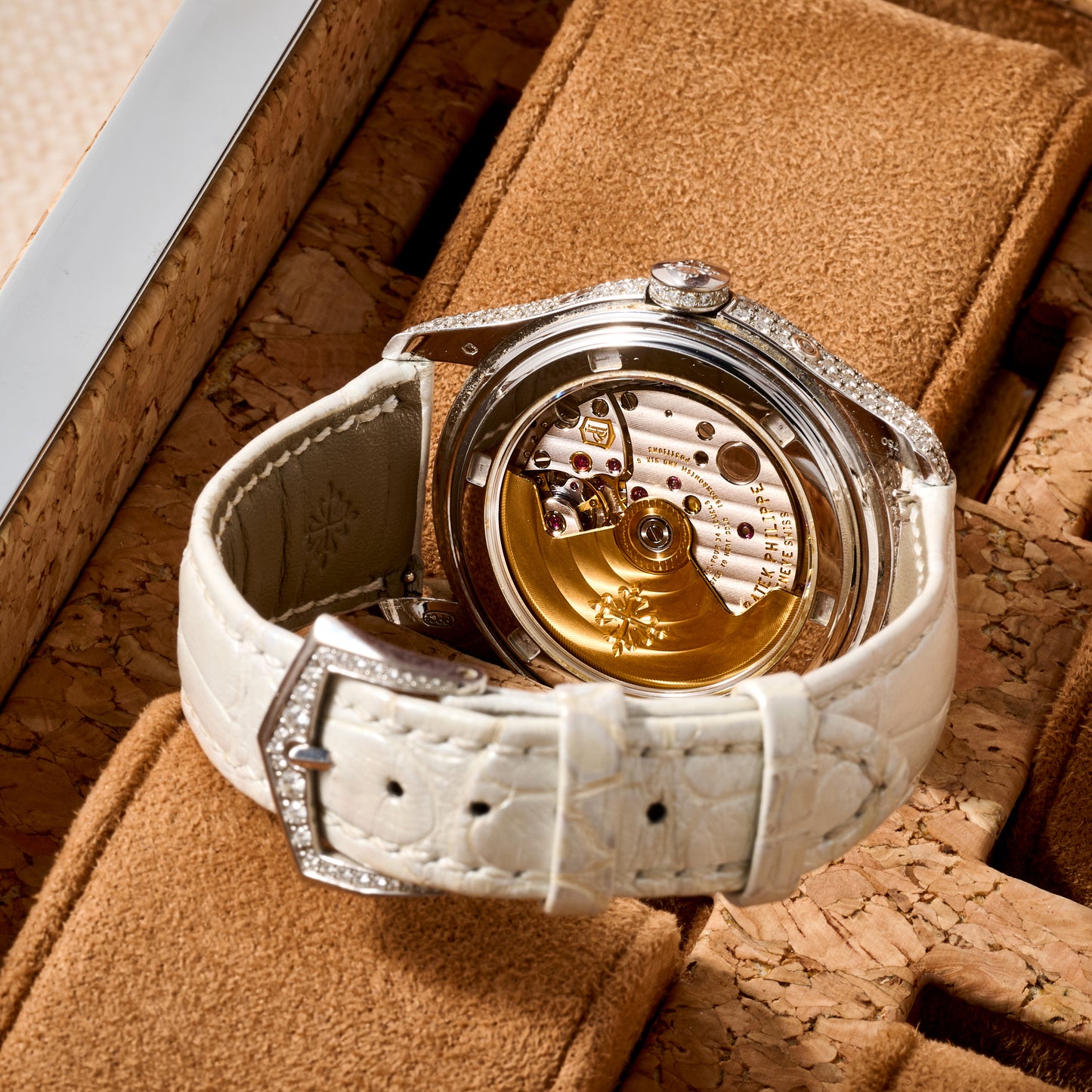 Patek Philippe Ladies Annual Calendar Moonphase Diamonds