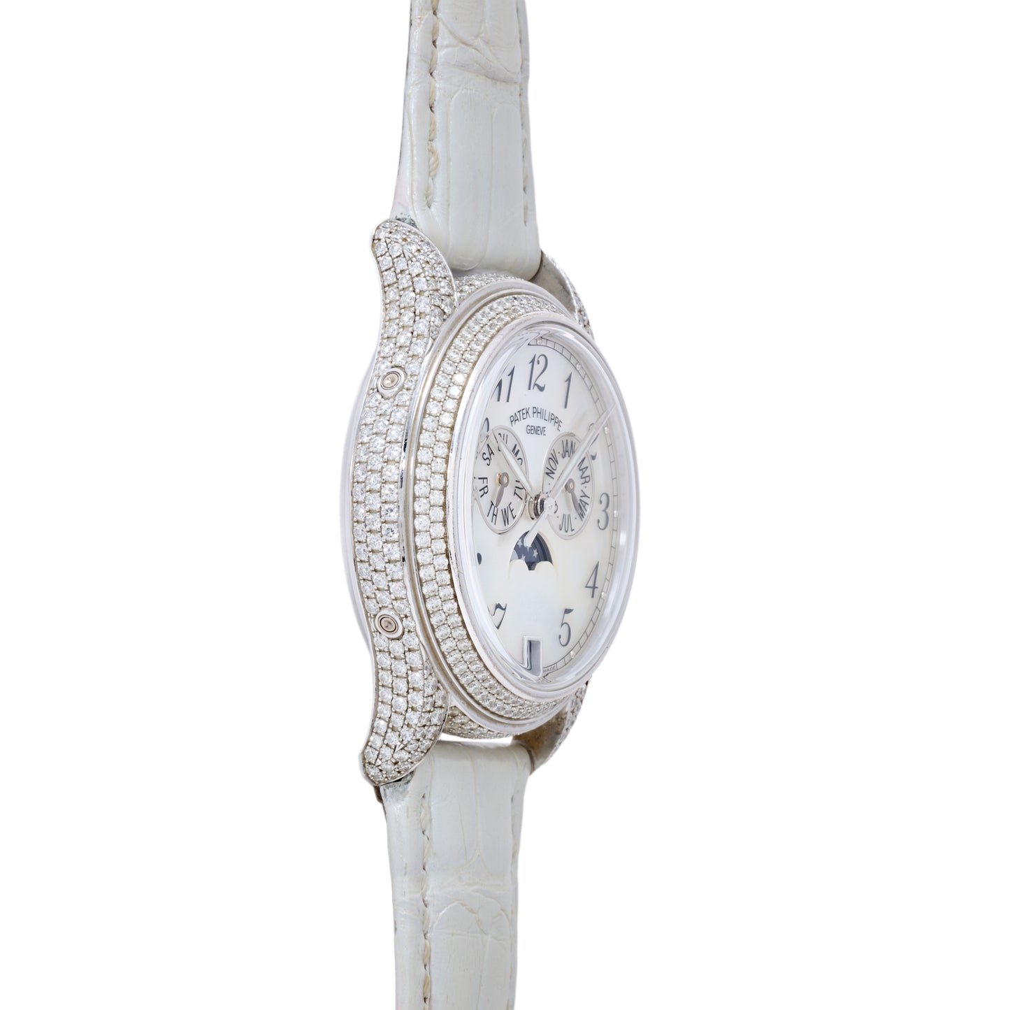 Patek Philippe Ladies Annual Calendar Moonphase Diamonds