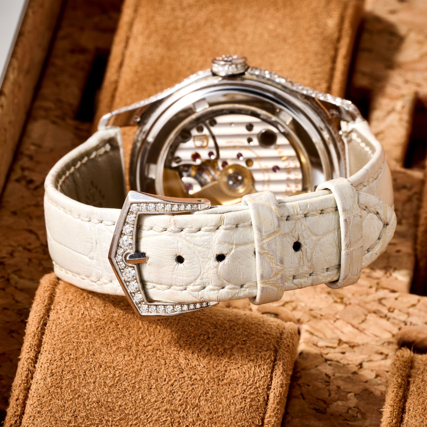 Patek Philippe Ladies Annual Calendar Moonphase Diamonds